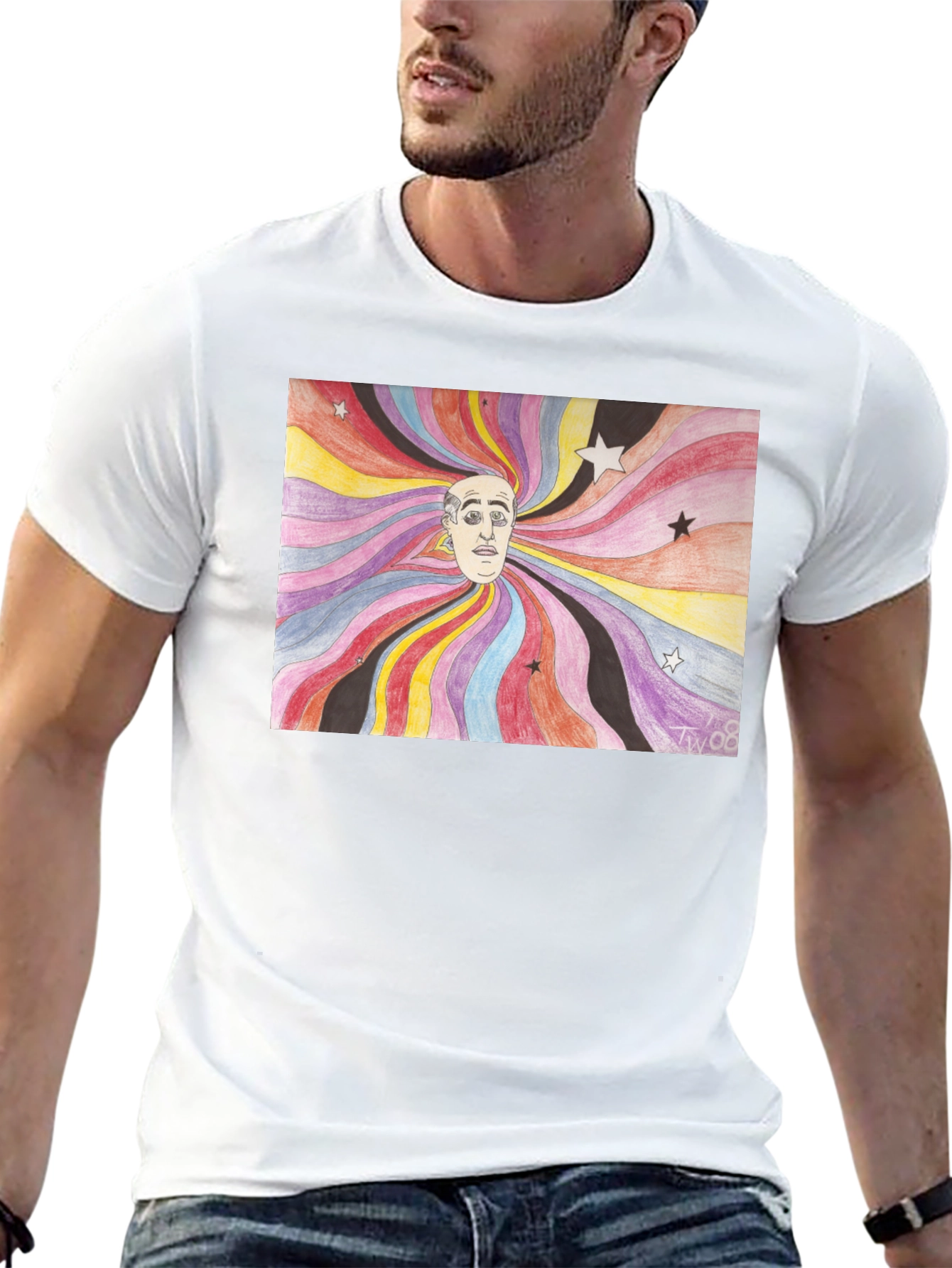 Psychedelic Mindscape Graphic Tee
