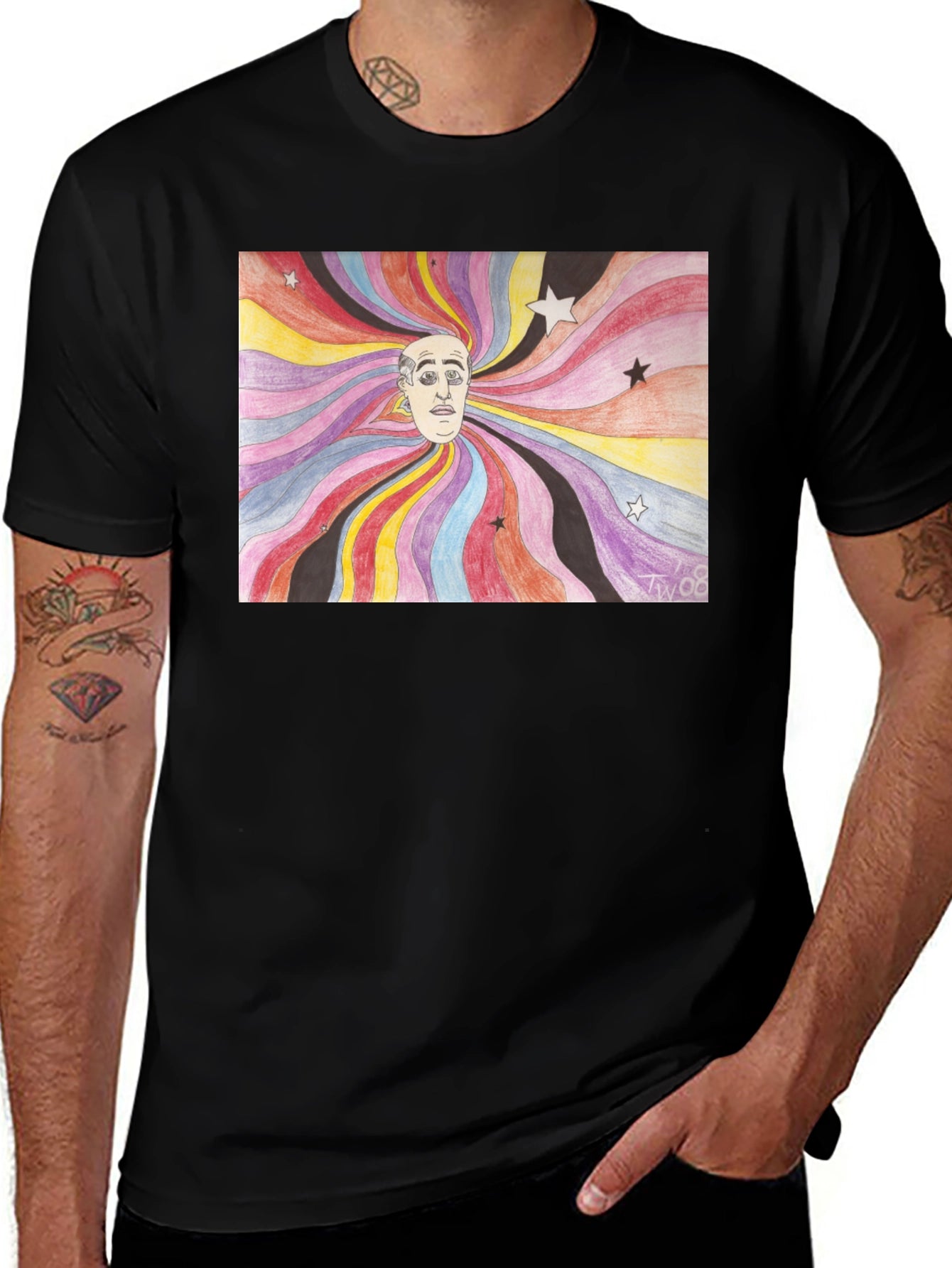 Psychedelic Mindscape Graphic Tee