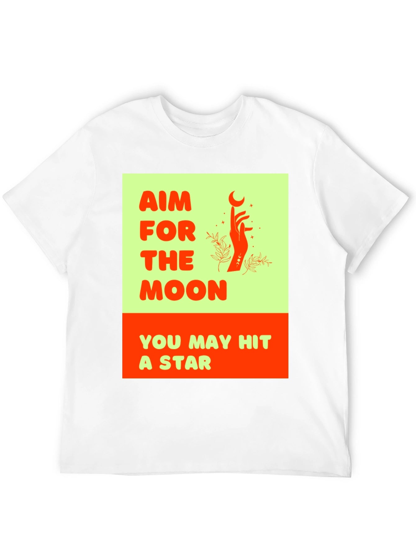 Aim for the Moon Graphic Tee - Black
