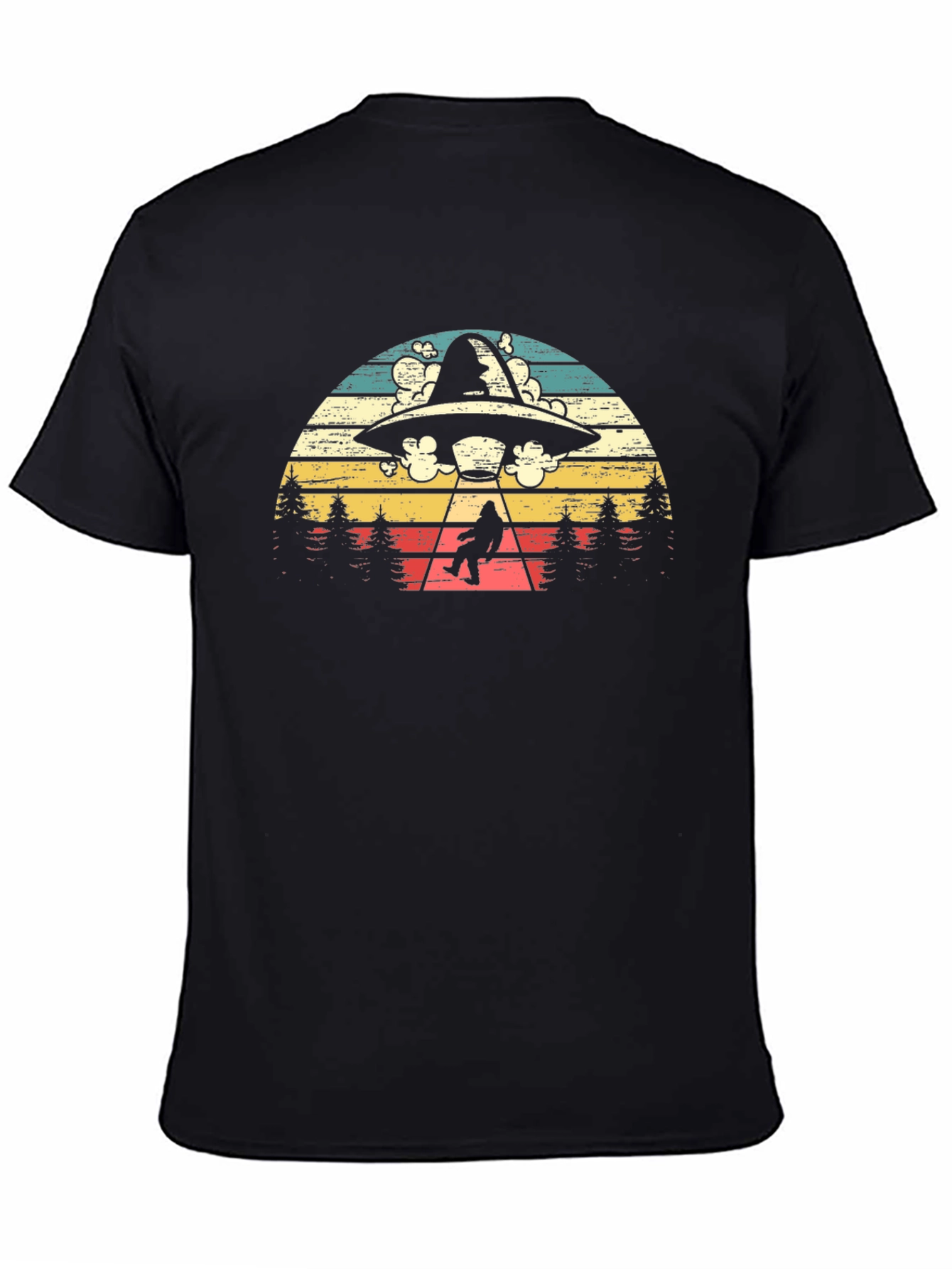 Retro UFO Abduction T-Shirt