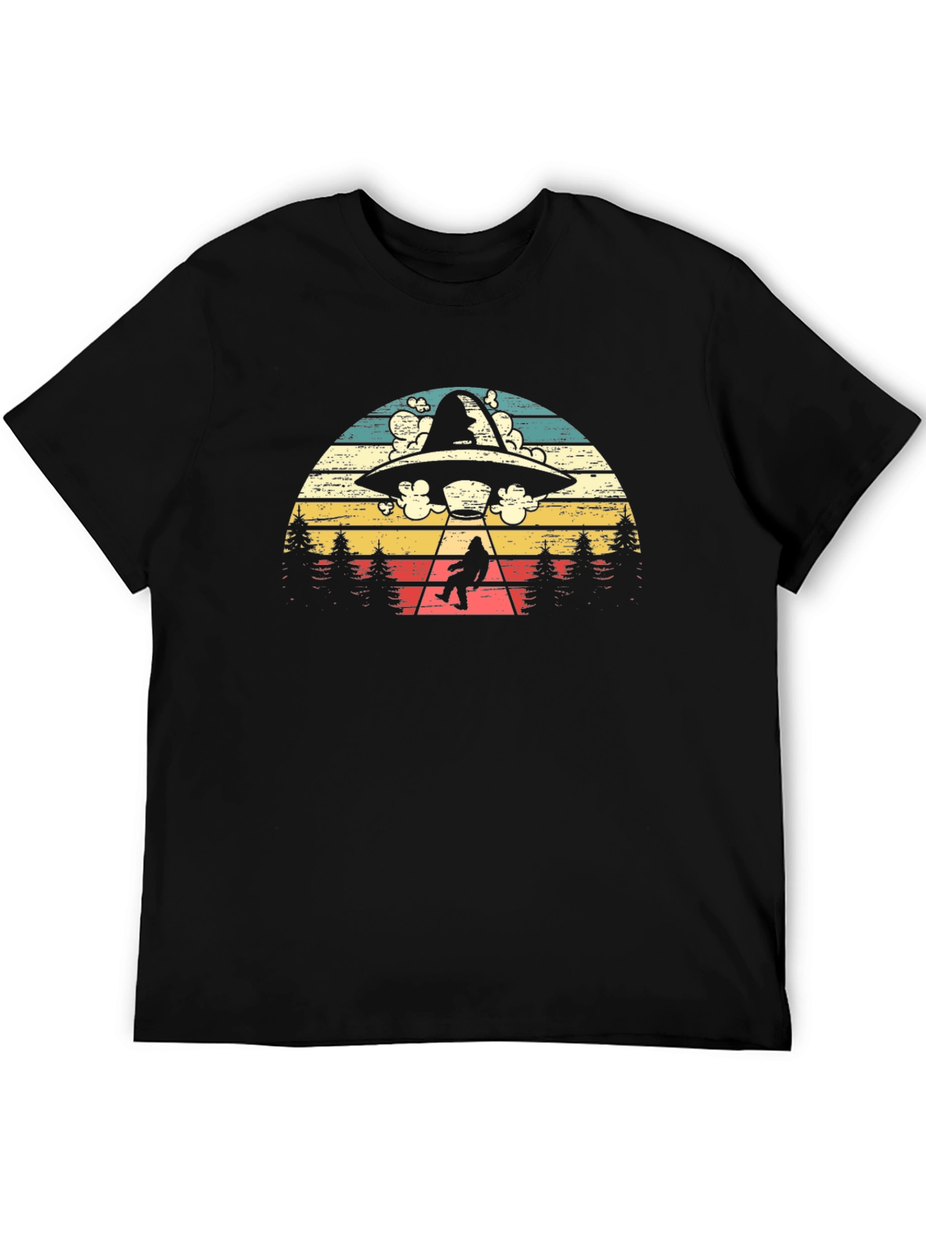 Retro UFO Abduction T-Shirt