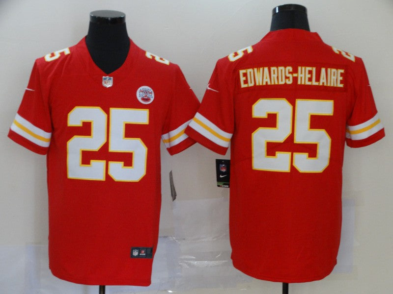 Men's Kansas City Chiefs Clyde Edwards-Helaire #25 Red Legend Jerseys