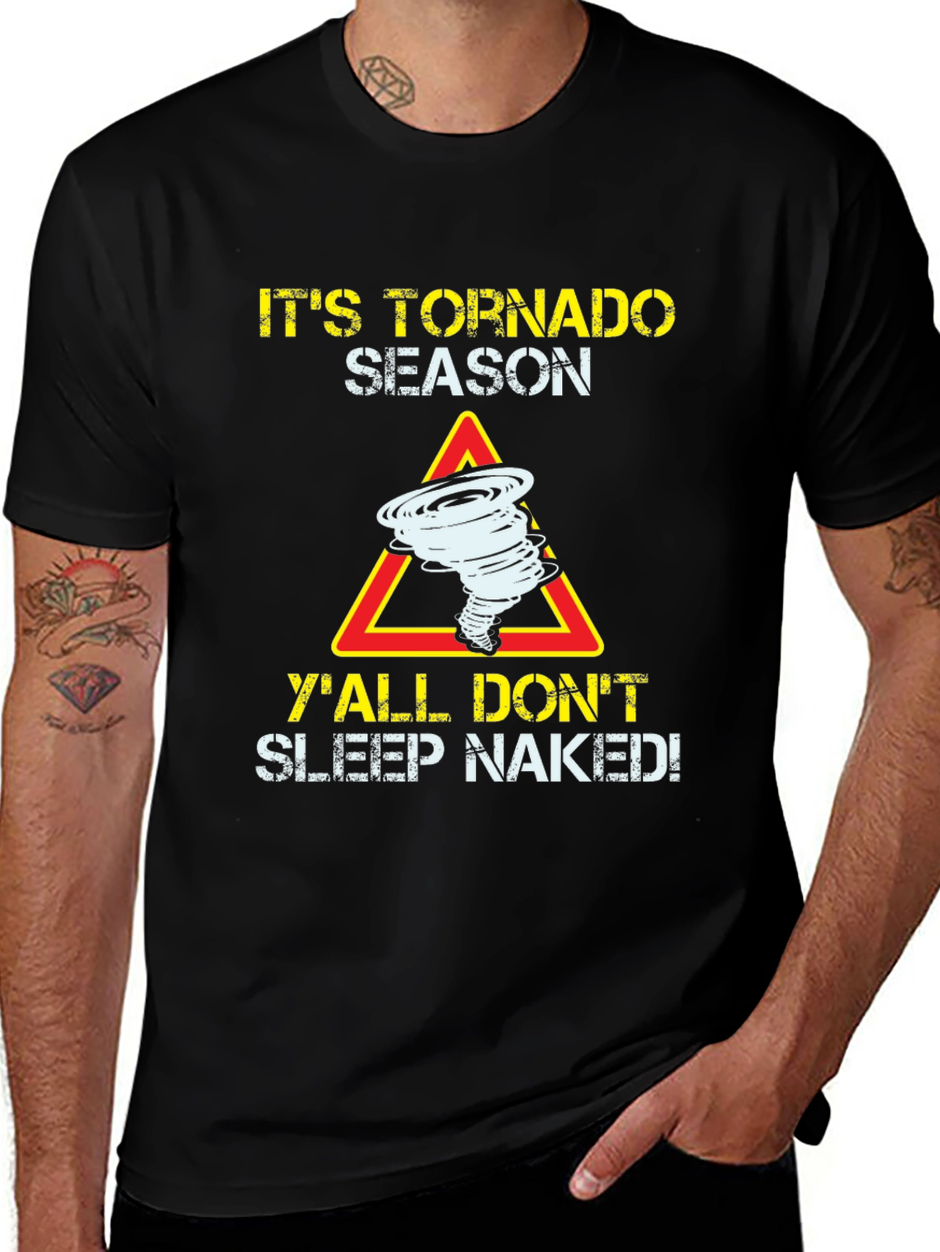 Its Tornado Season Funny Graphic T-Shirt