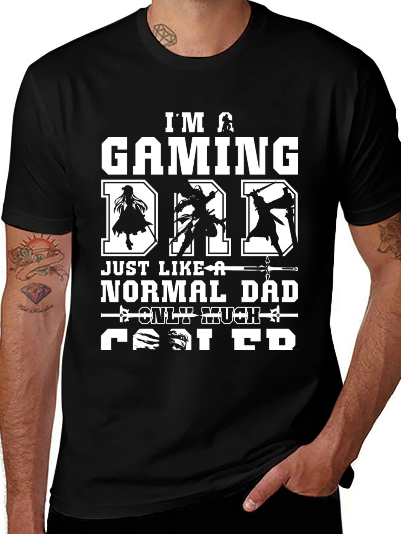 Gaming Dad T-Shirt - Level Up Your Fathers Day!