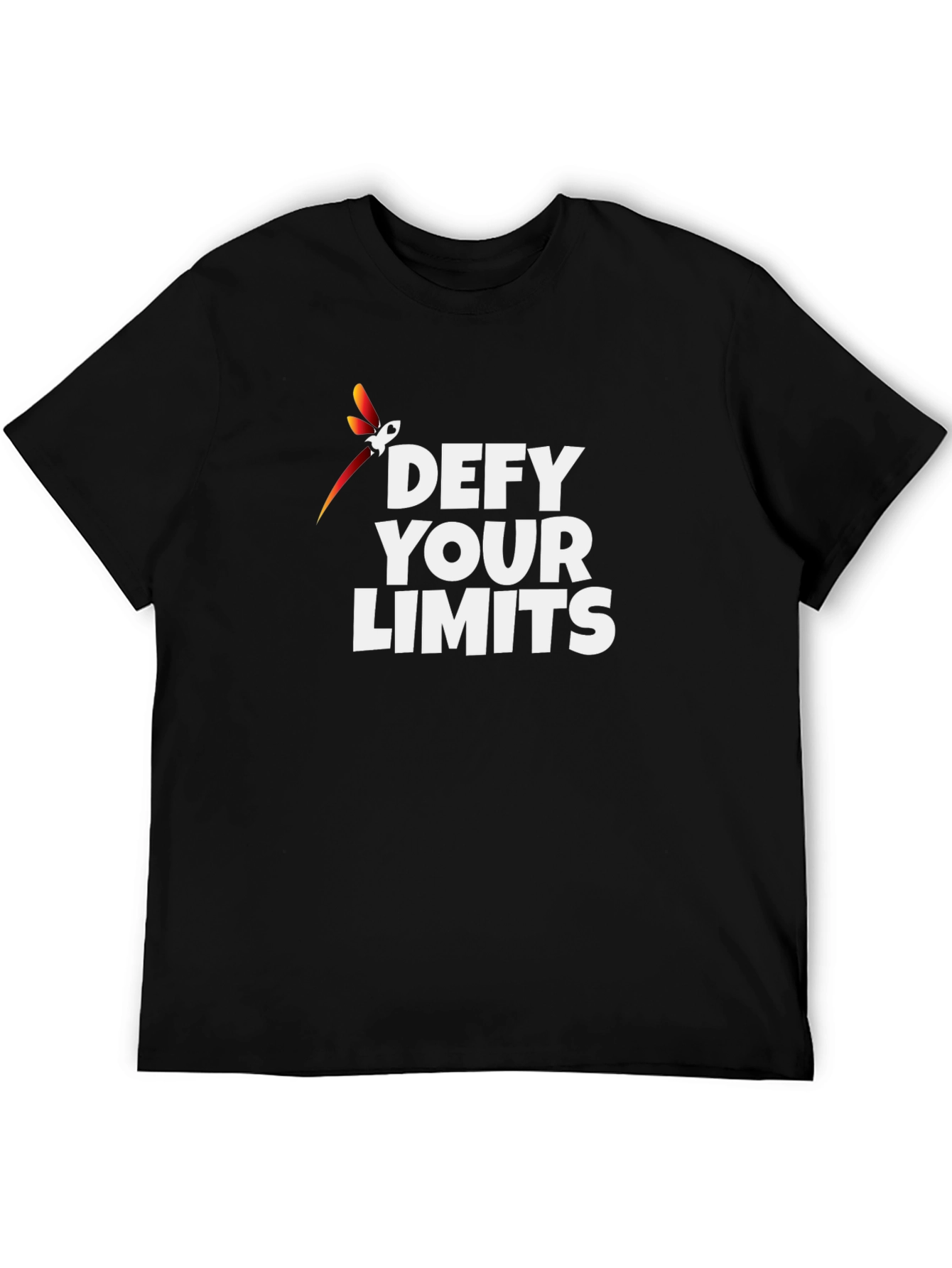 Defy Your Limits Graphic Tee - Black