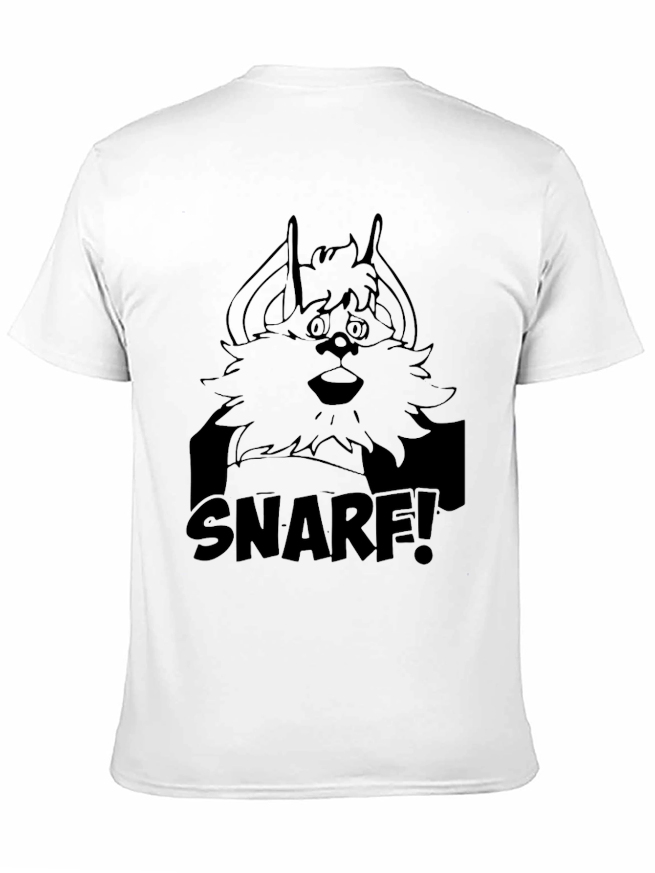 Snarf! Black Cartoon T-Shirt