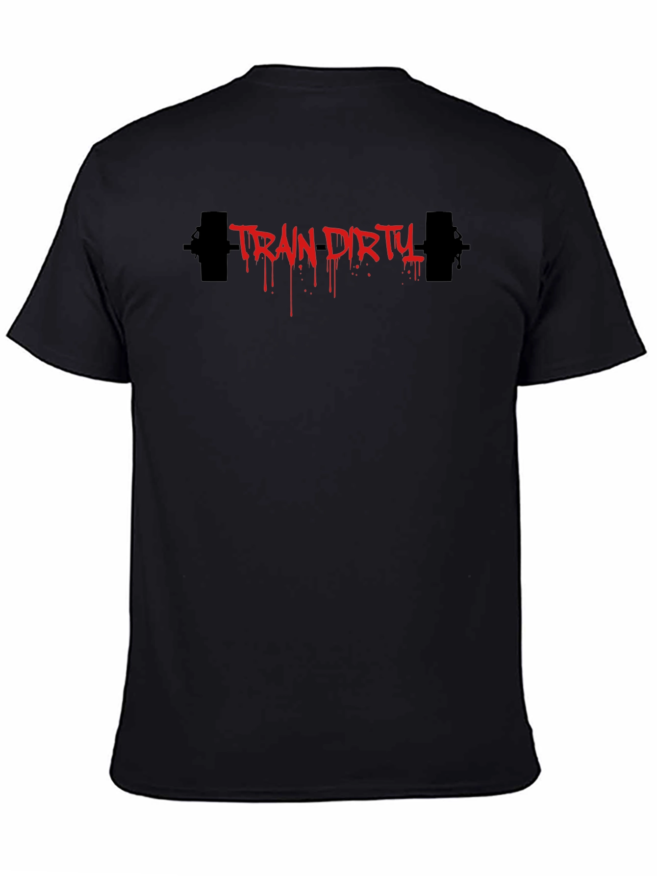Train Dirty Graphic Tee - Black