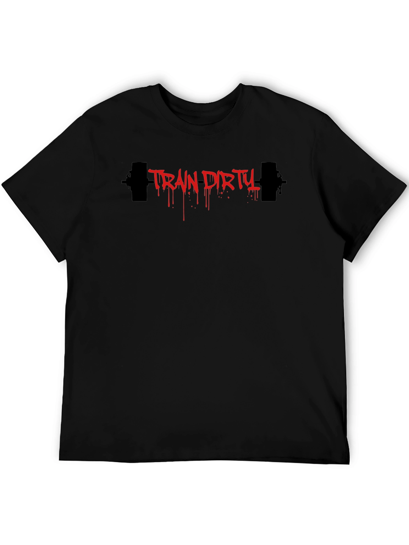 Train Dirty Graphic Tee - Black
