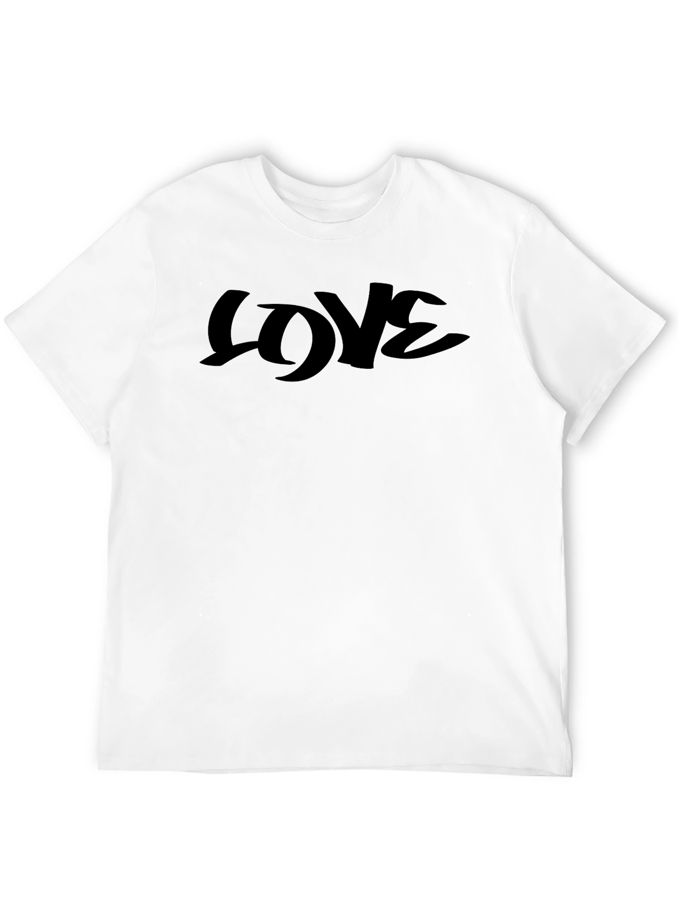Love Graphic Print Crew Neck T-Shirt