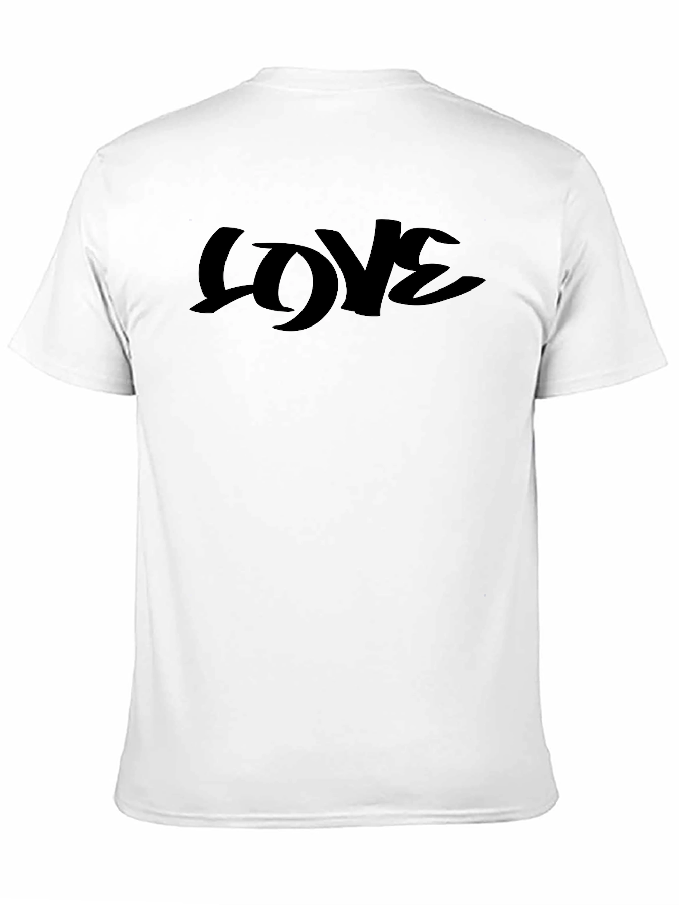 Love Graphic Print Crew Neck T-Shirt