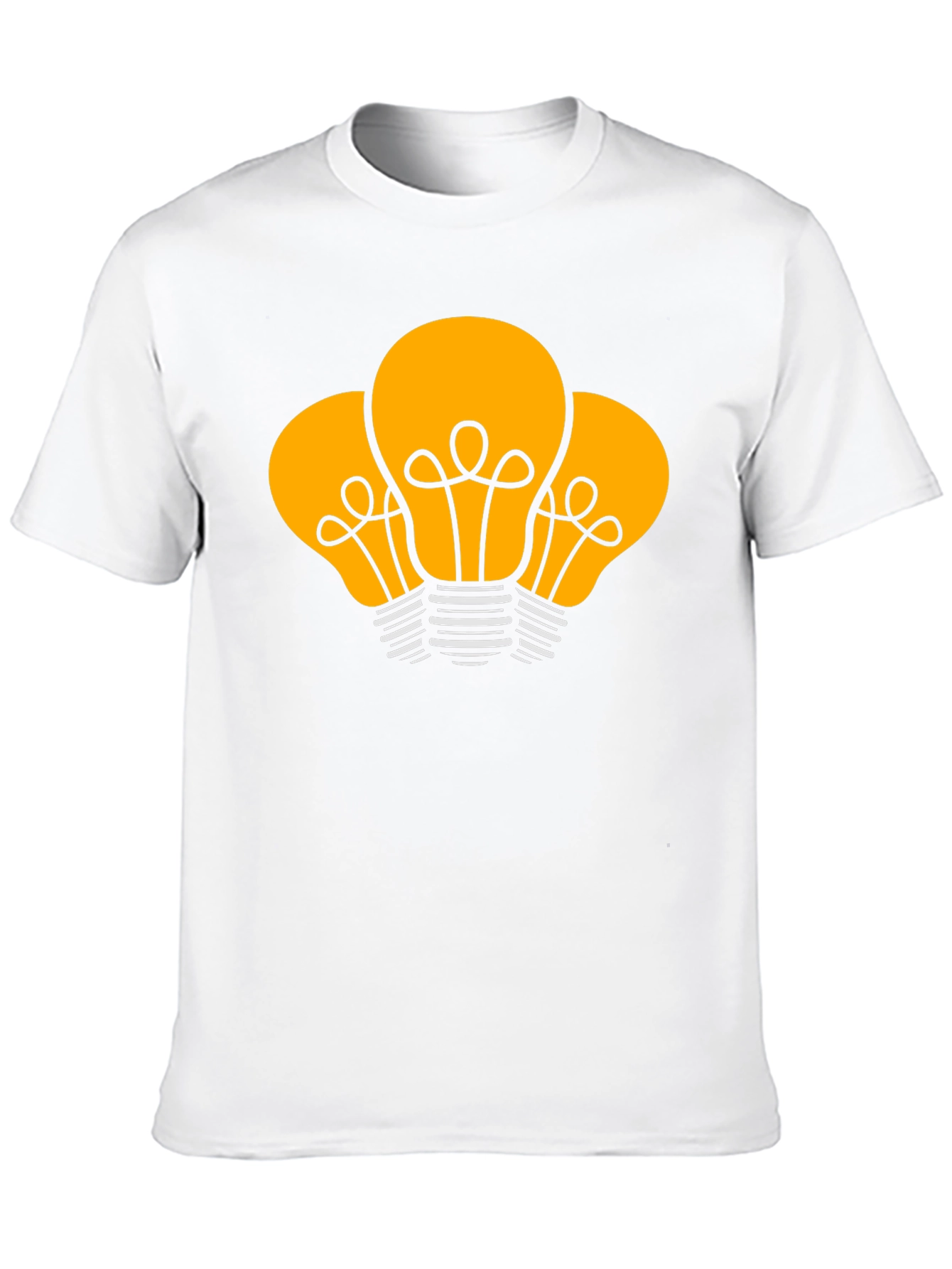 Bright Ideas Graphic Tee - Black Cotton T-Shirt