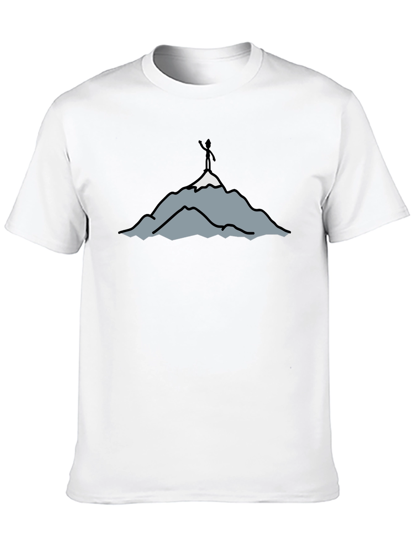 Mountain Top T-Shirt - Conquer Your Goals