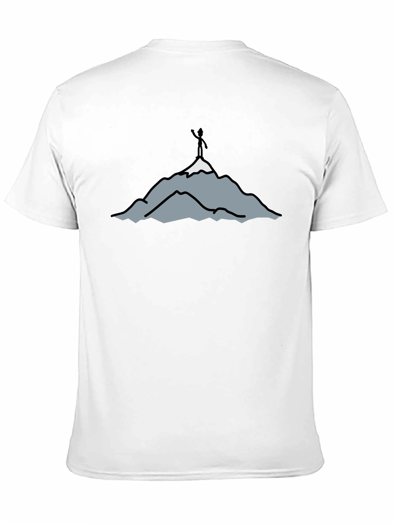 Mountain Top T-Shirt - Conquer Your Goals