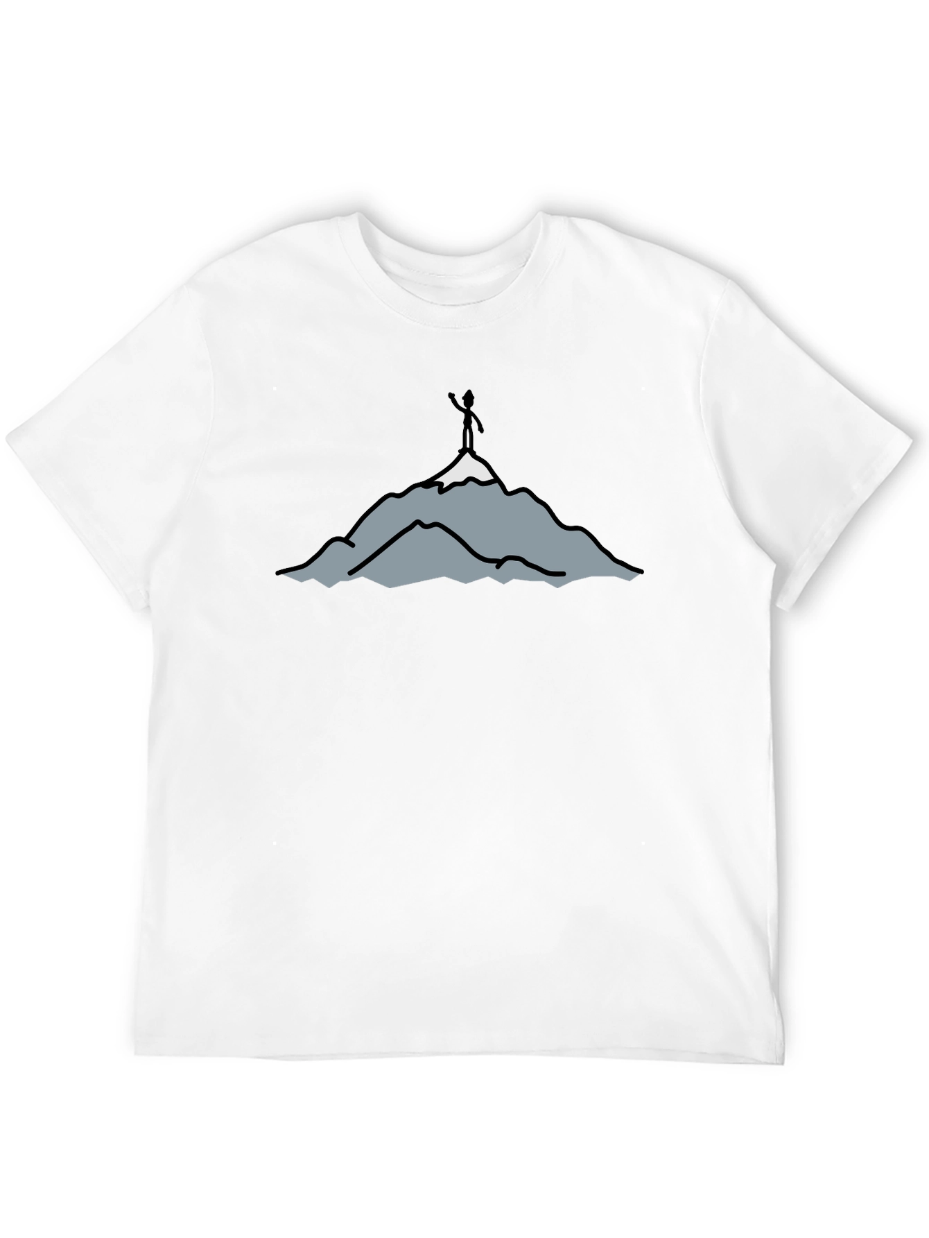 Mountain Top T-Shirt - Conquer Your Goals