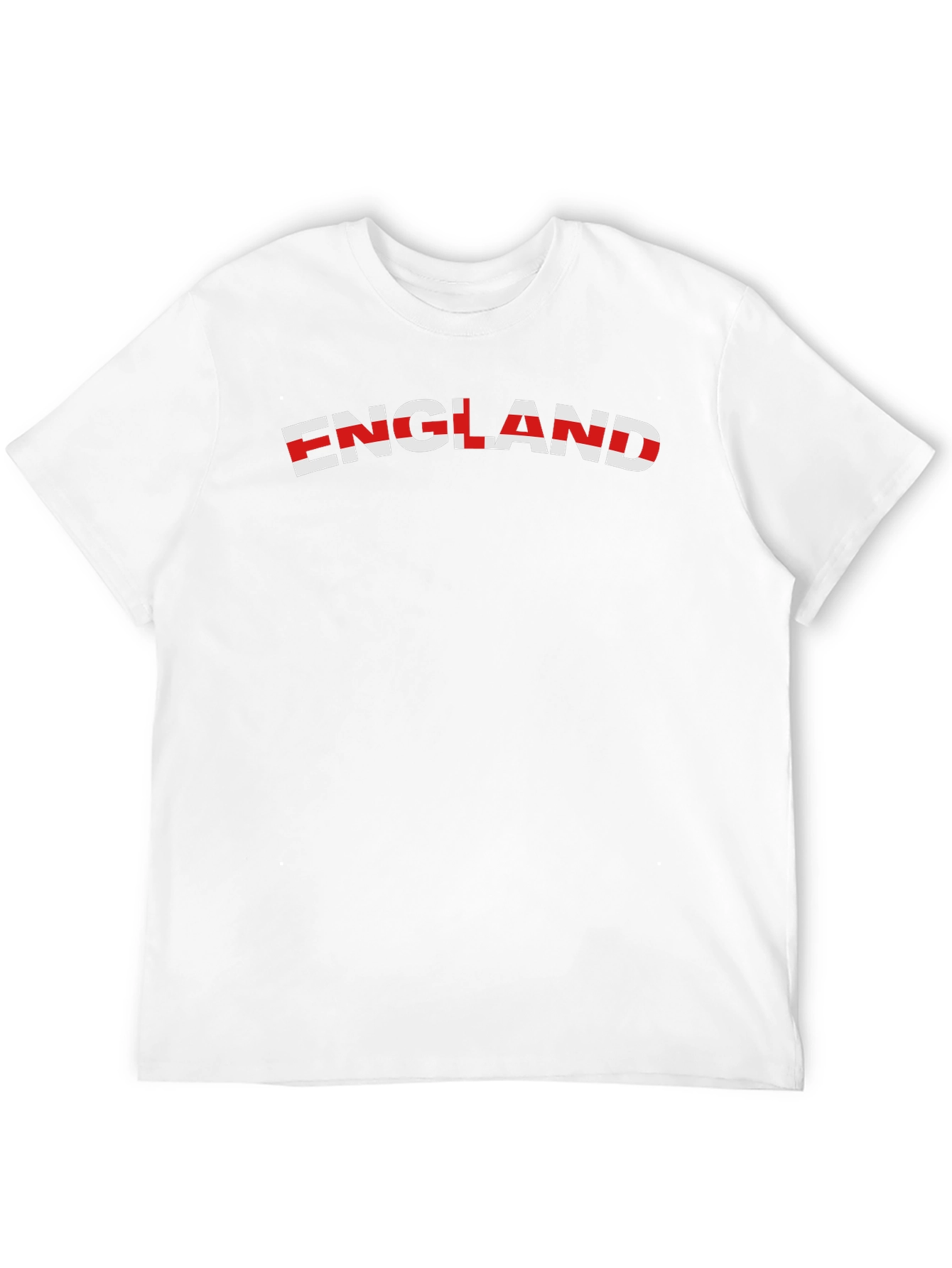 England Flag T-Shirt - Black Graphic Tee