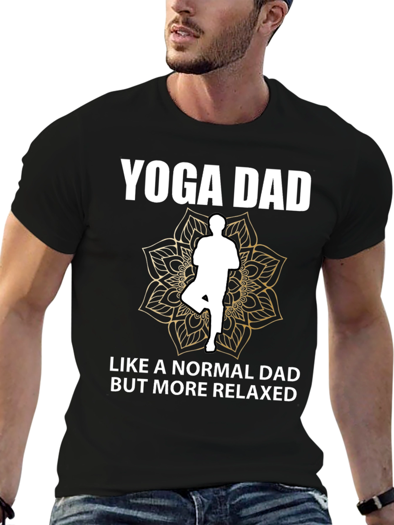 Yoga Dad T-Shirt - Relaxed Dad Tee