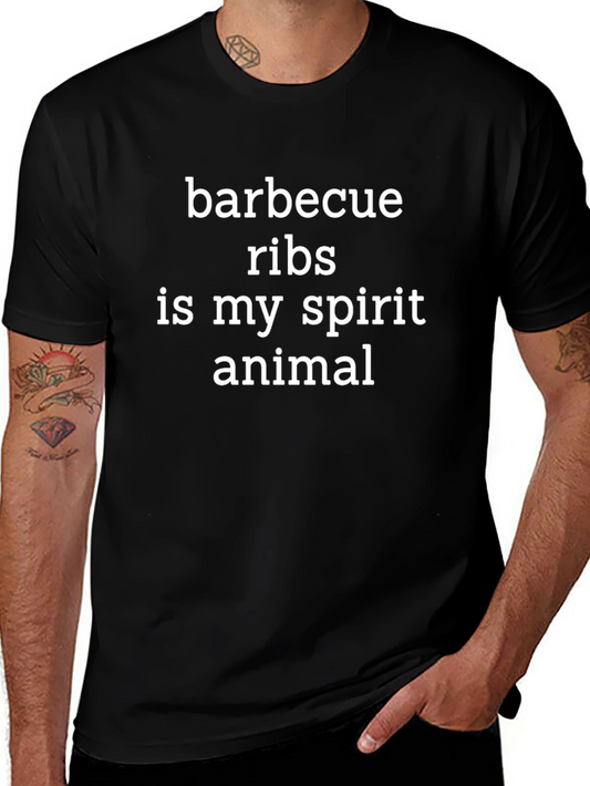 BBQ Ribs Spirit Animal Graphic Tee