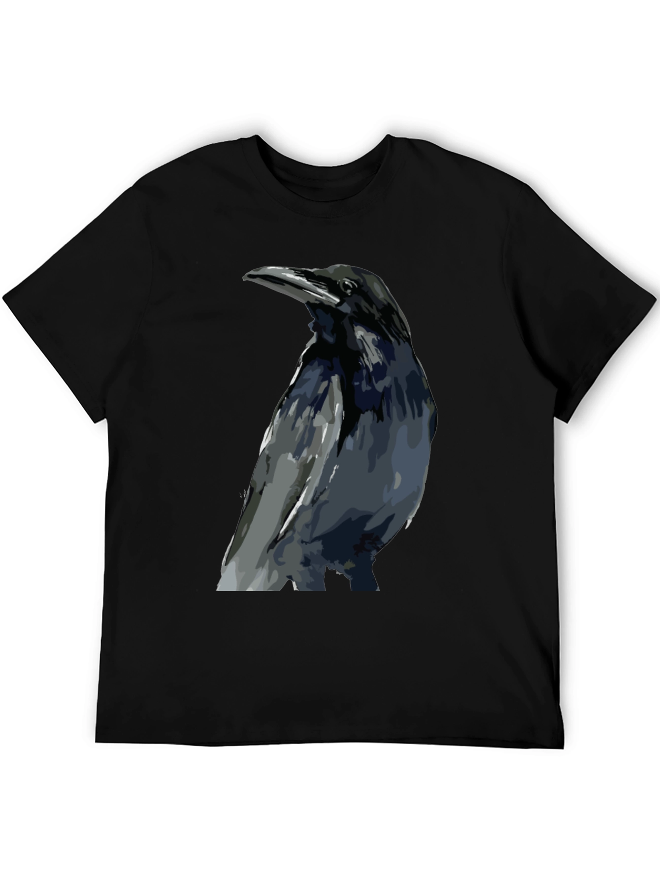 Raven Graphic Black T-Shirt