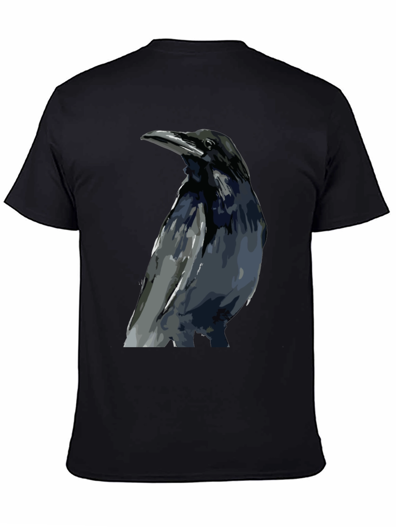 Raven Graphic Black T-Shirt
