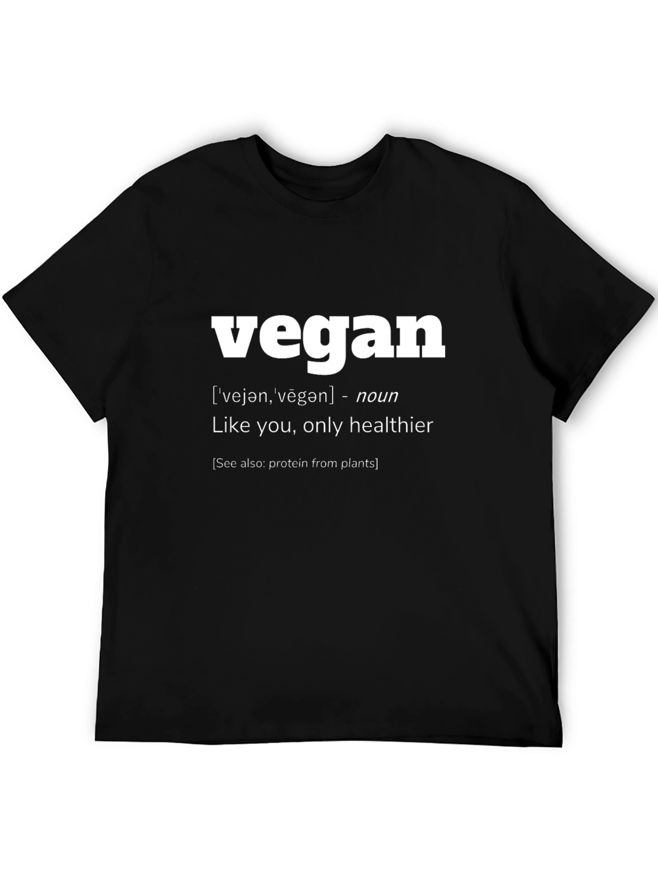 Vegan Definition T-Shirt - Healthy Lifestyle Tee
