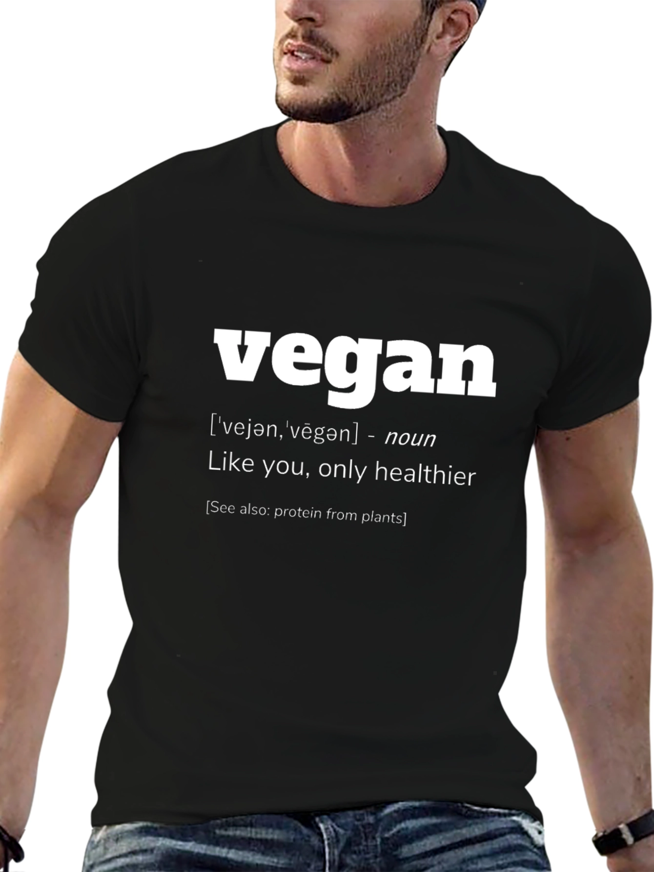 Vegan Definition T-Shirt - Healthy Lifestyle Tee