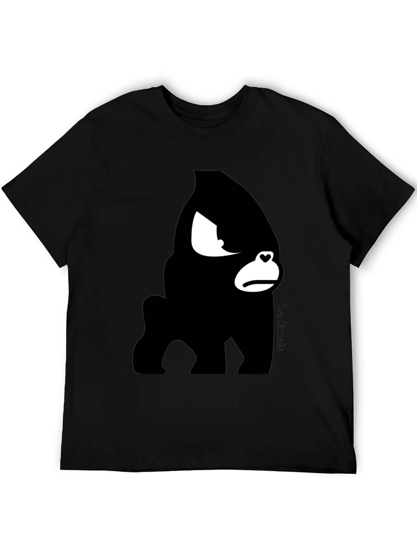 Badimals Black Gorilla Graphic T-Shirt