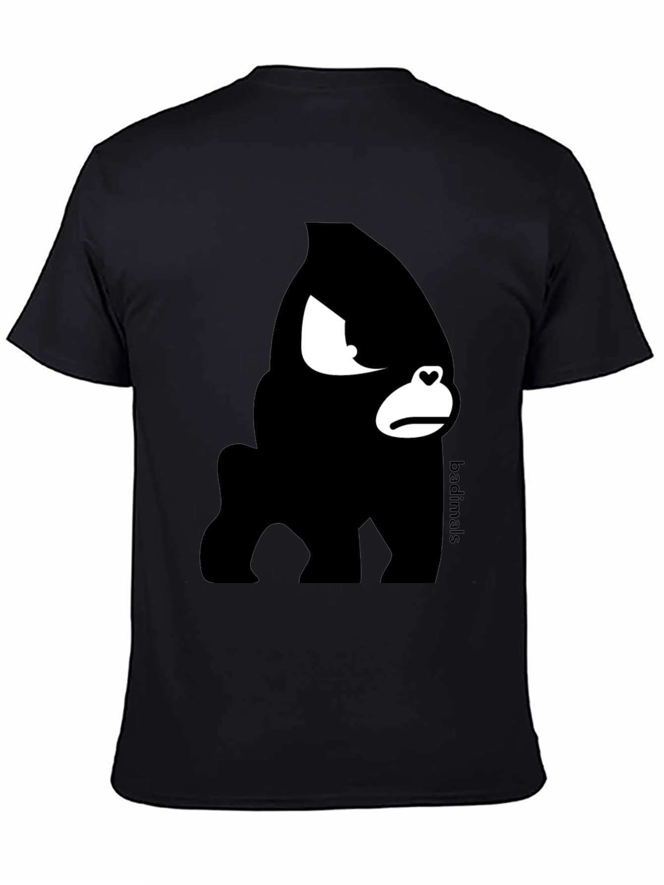 Badimals Black Gorilla Graphic T-Shirt