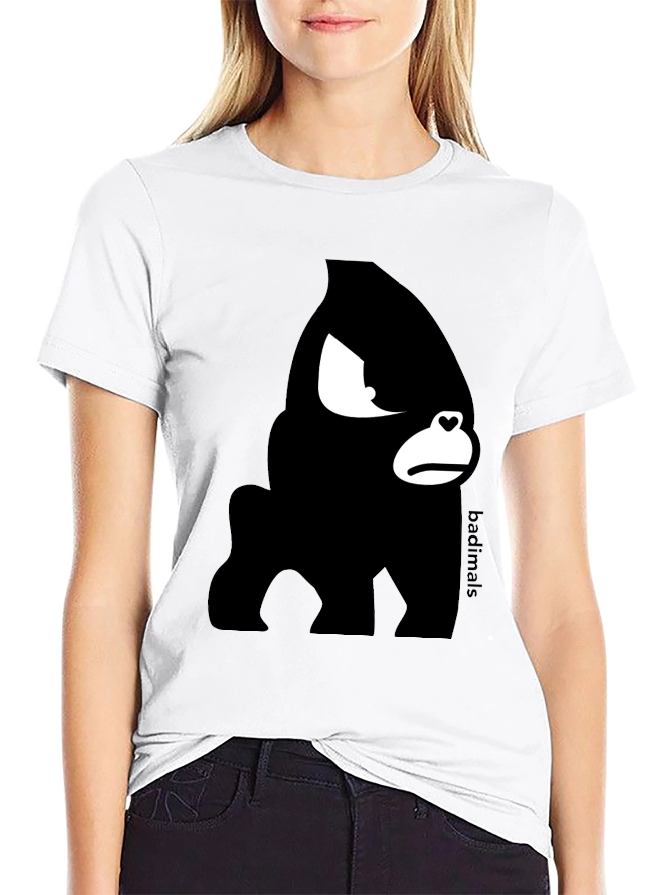 Badimals Black Gorilla Graphic T-Shirt