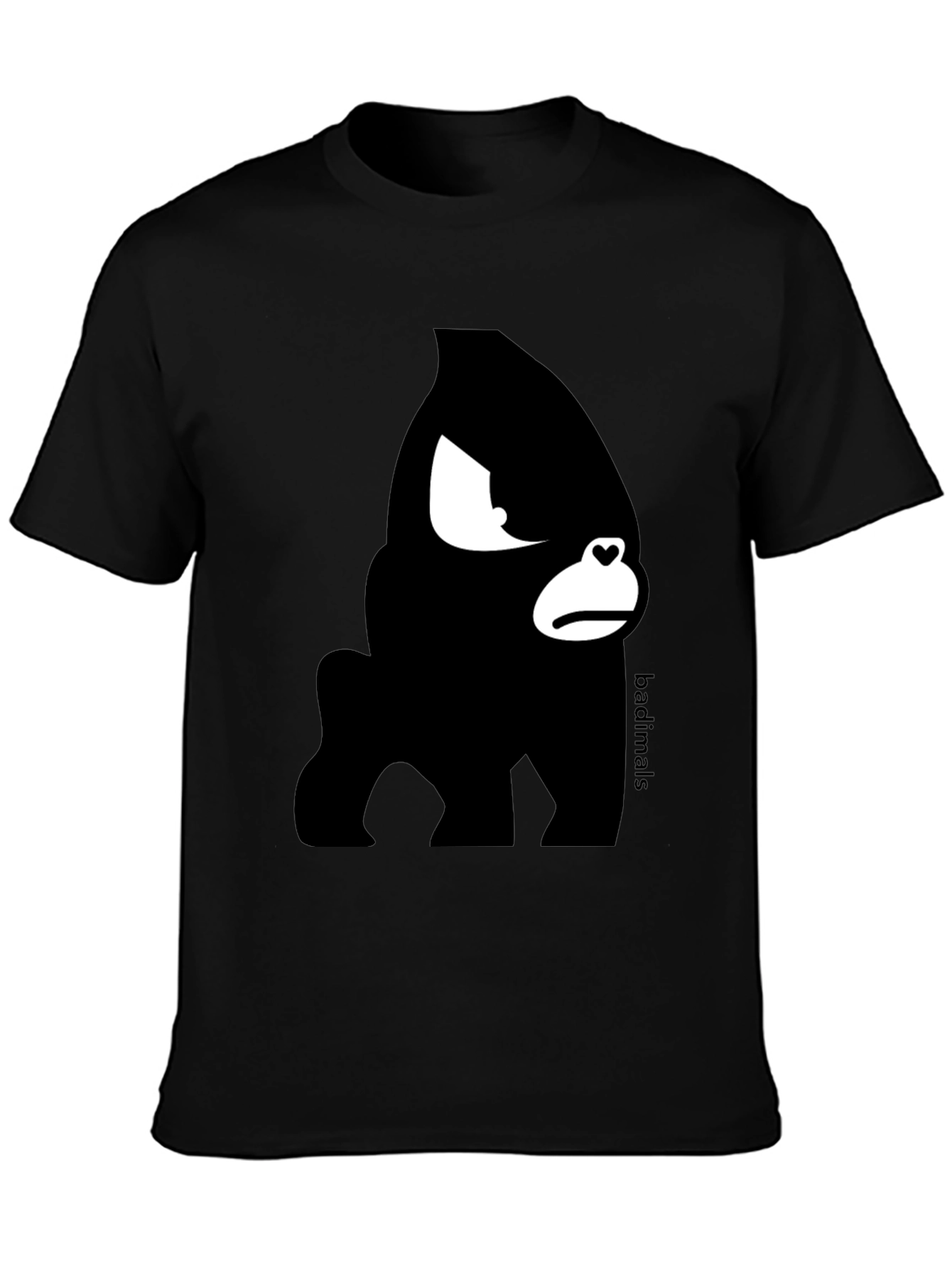 Badimals Black Gorilla Graphic T-Shirt
