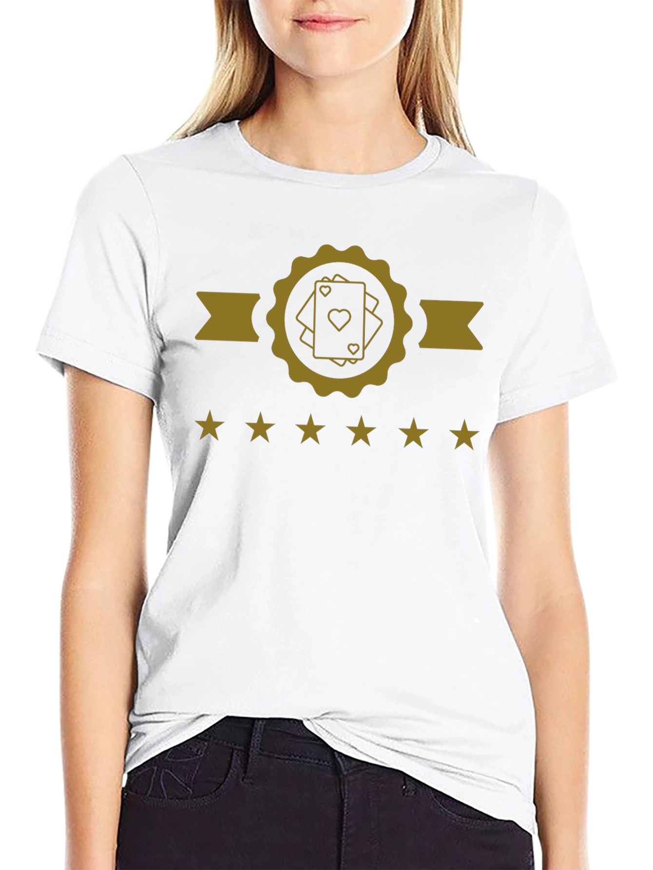 Ace of Hearts T-Shirt - Lucky Gambling Tee