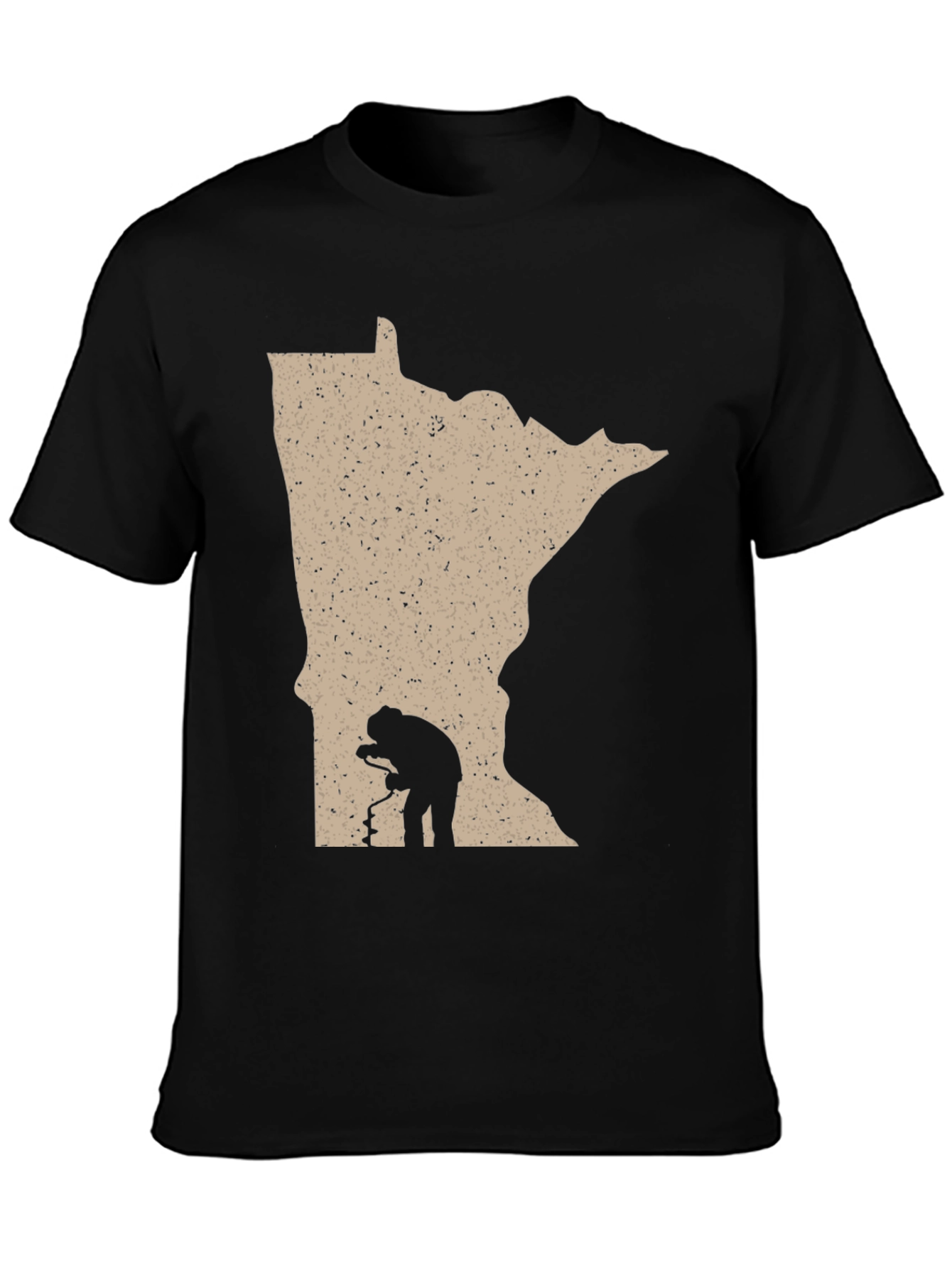 Minnesota Ice Fishing Graphic Tee