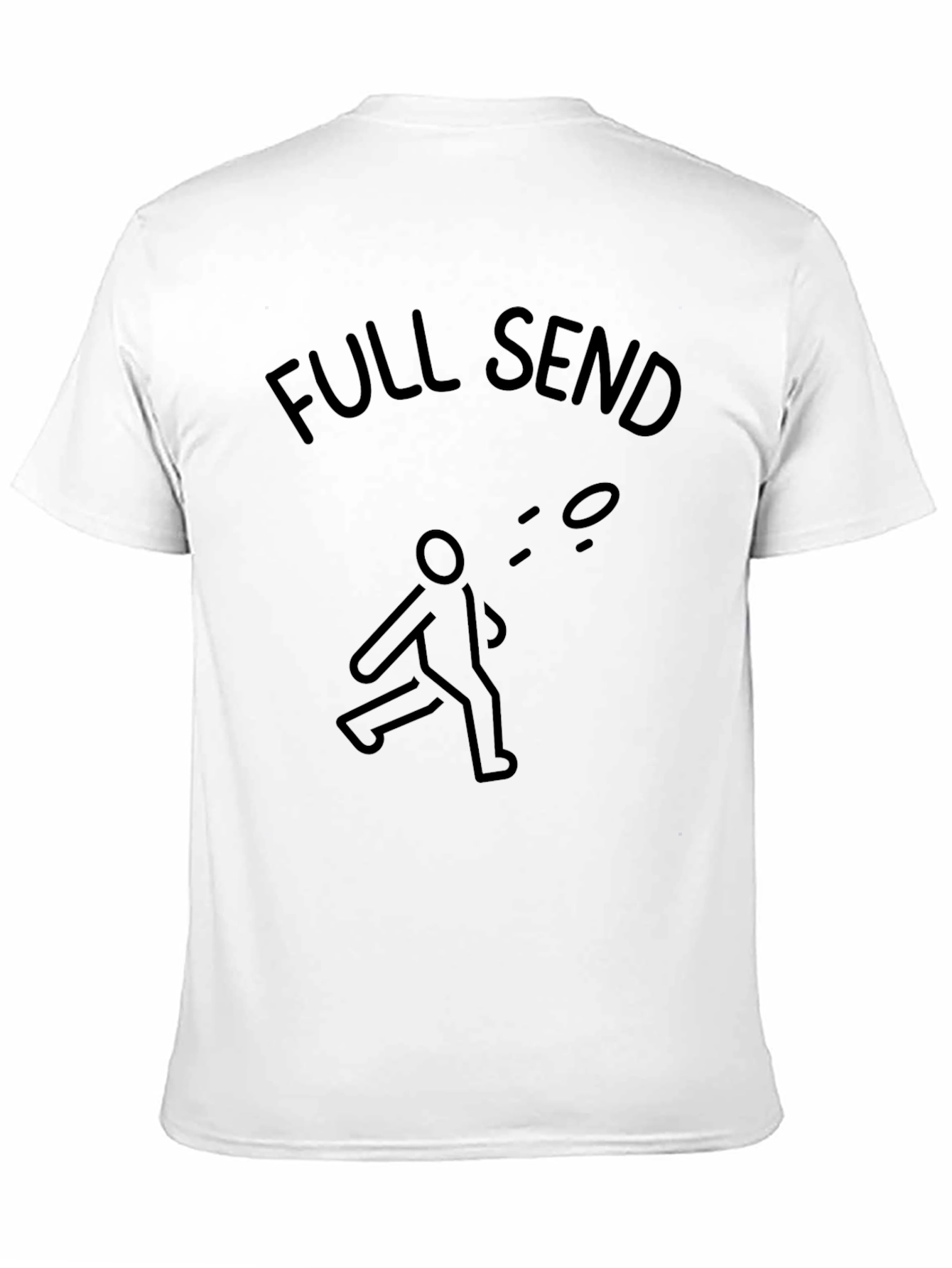 Full Send Frisbee Tee - Throwing Graphic T-Shirt