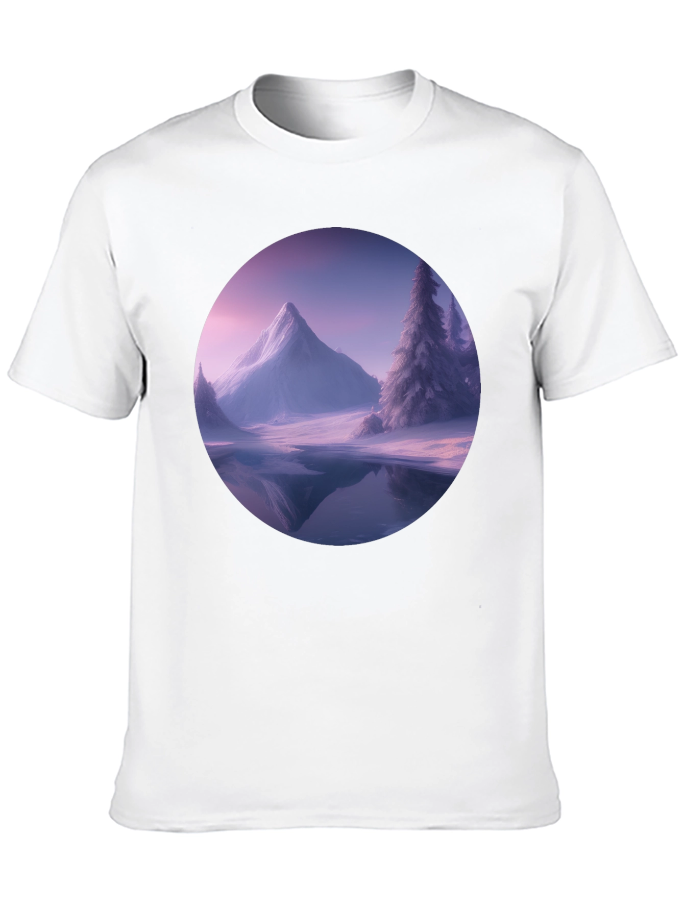 Mountain Scene Graphic Tee - Winter Edition