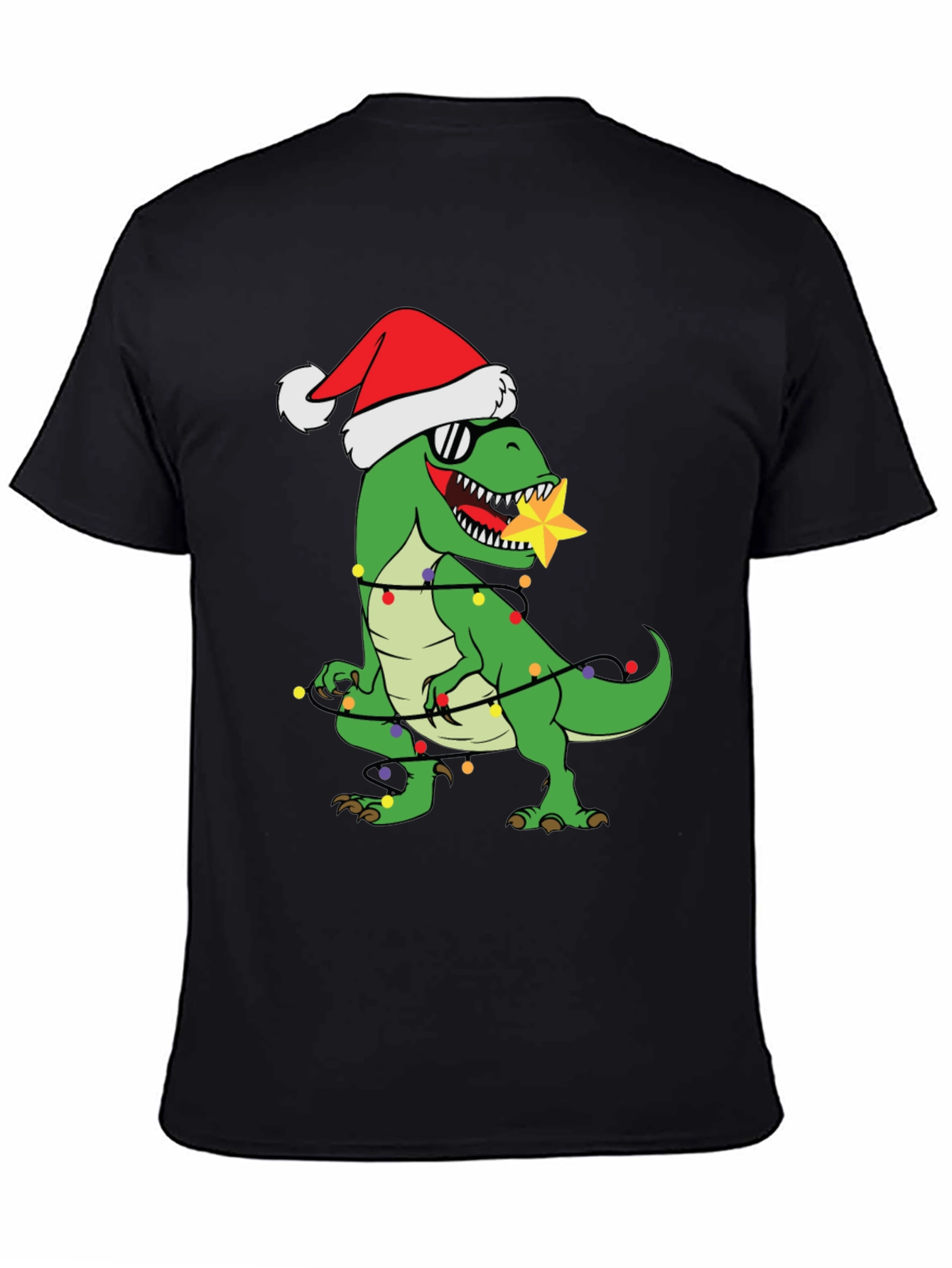 Festive Dinosaur Christmas T-Shirt