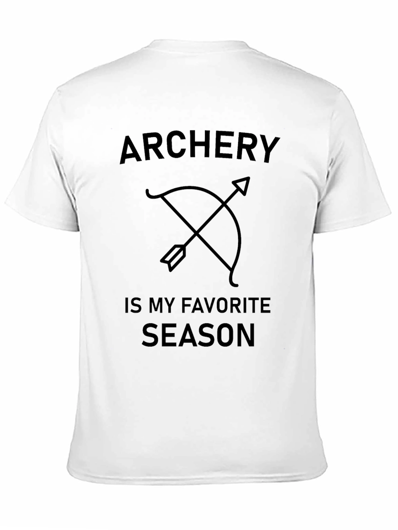 Archery Season Black Graphic T-Shirt