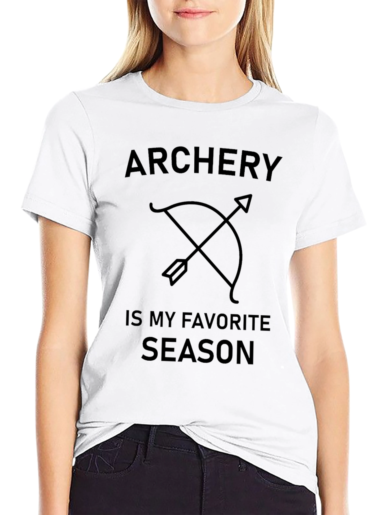 Archery Season Black Graphic T-Shirt