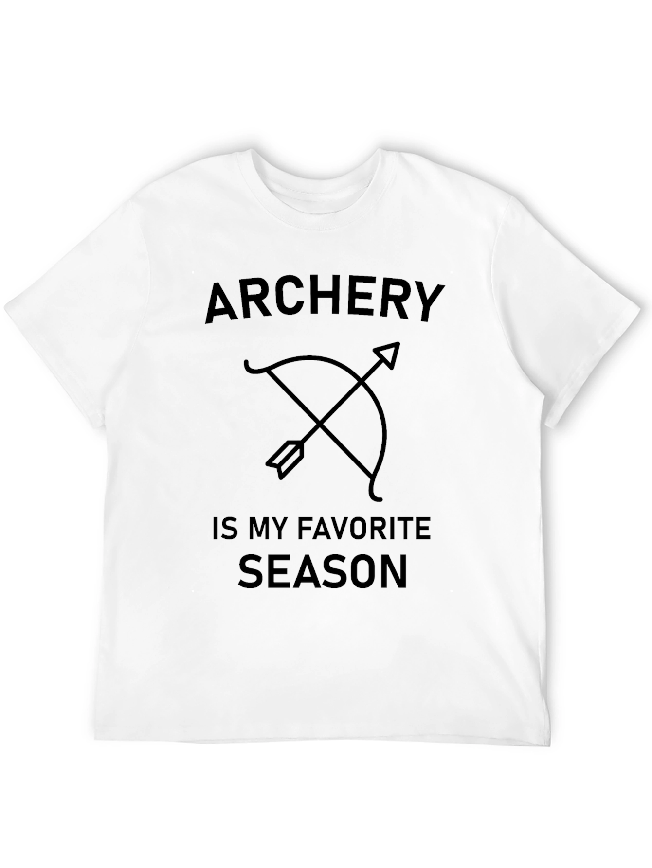 Archery Season Black Graphic T-Shirt