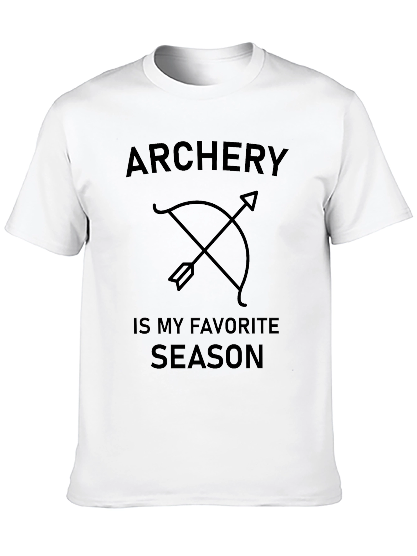 Archery Season Black Graphic T-Shirt