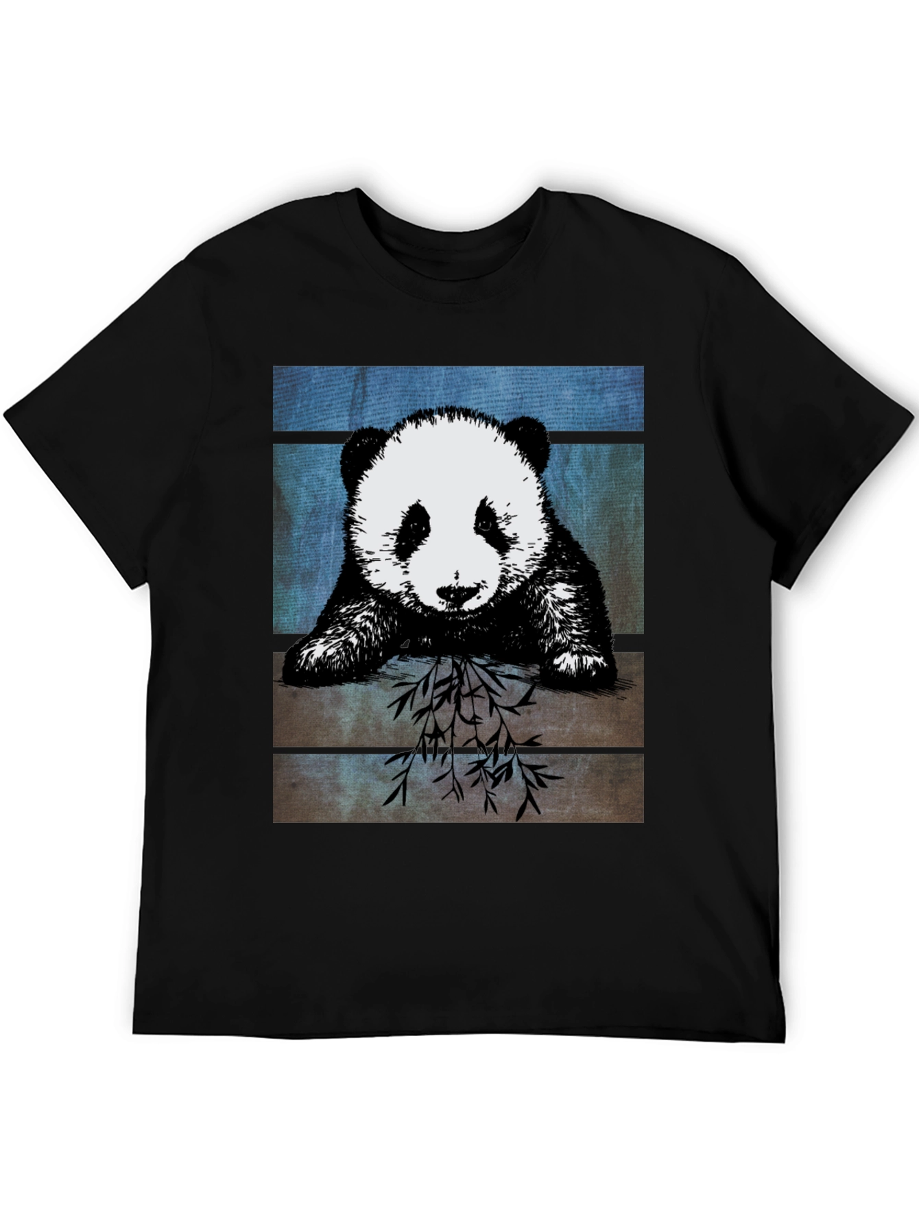 Panda Graphic Print T-Shirt - Casual Style