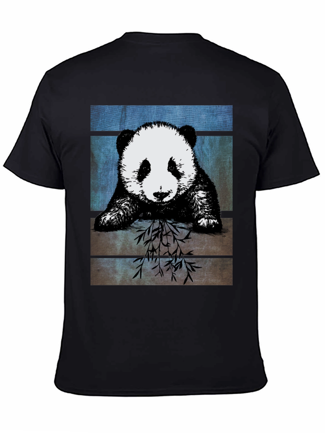 Panda Graphic Print T-Shirt - Casual Style