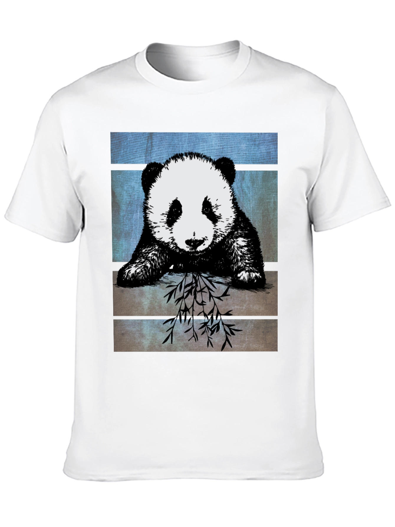 Panda Graphic Print T-Shirt - Casual Style