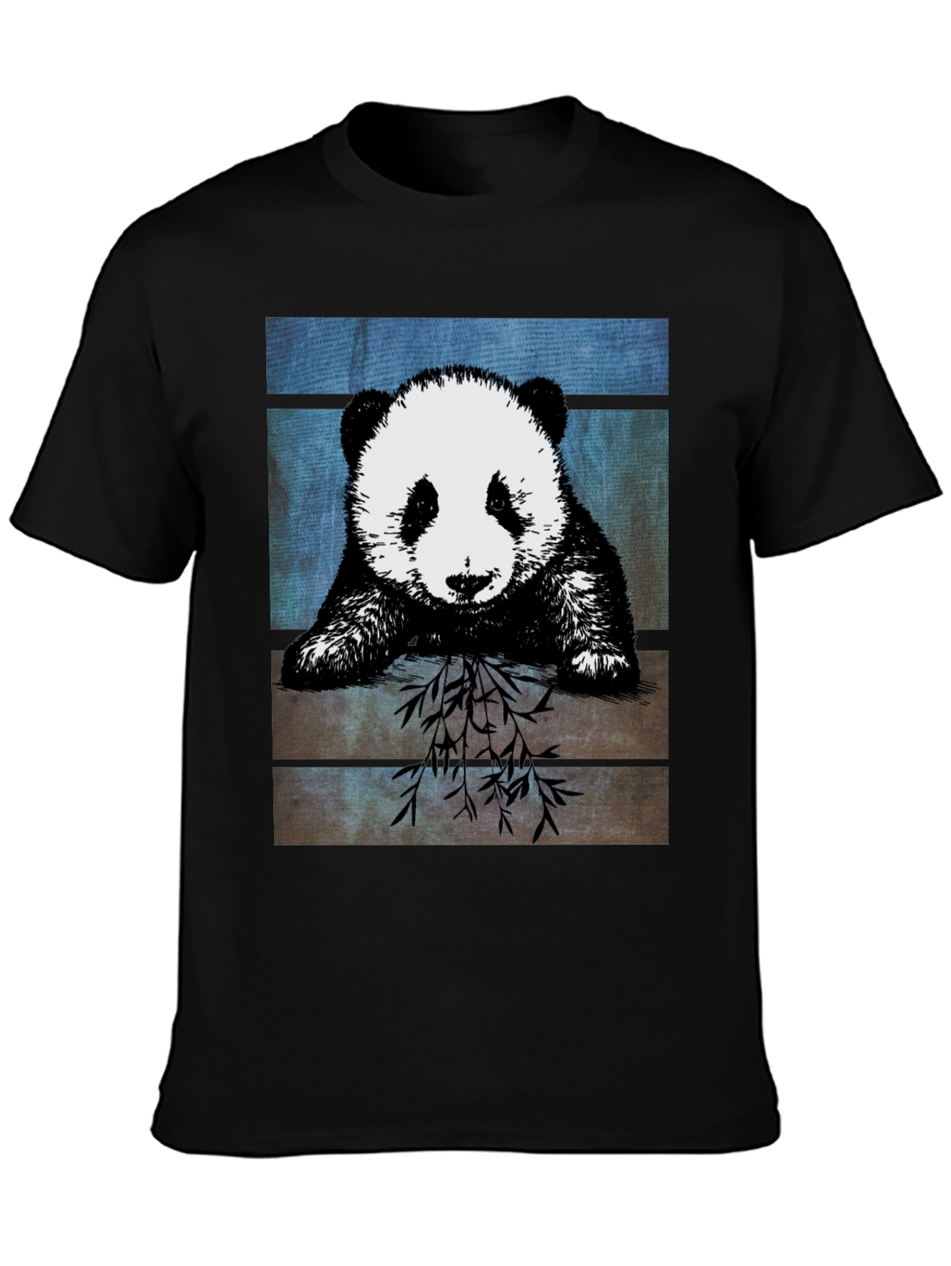 Panda Graphic Print T-Shirt - Casual Style