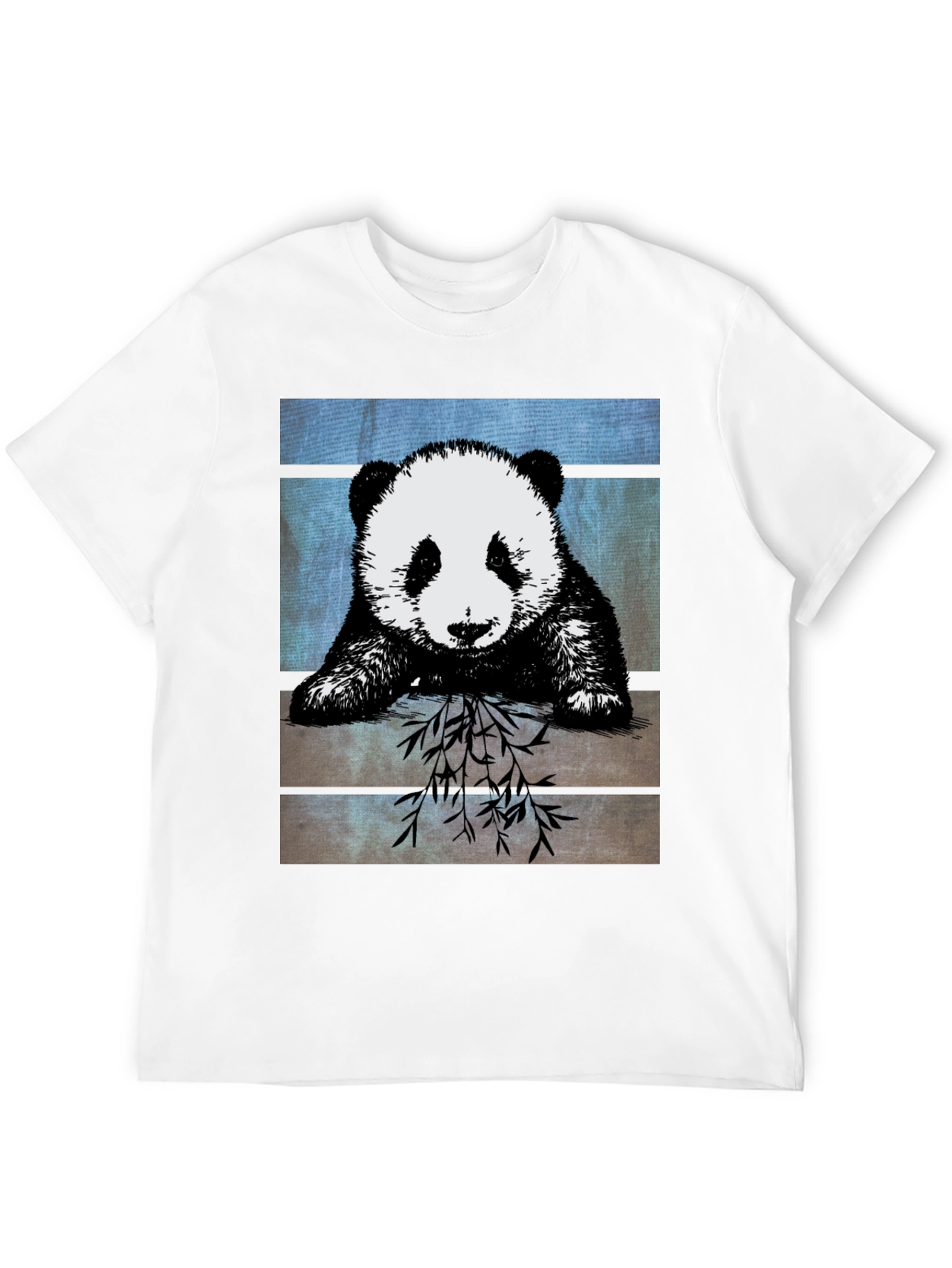 Panda Graphic Print T-Shirt - Casual Style