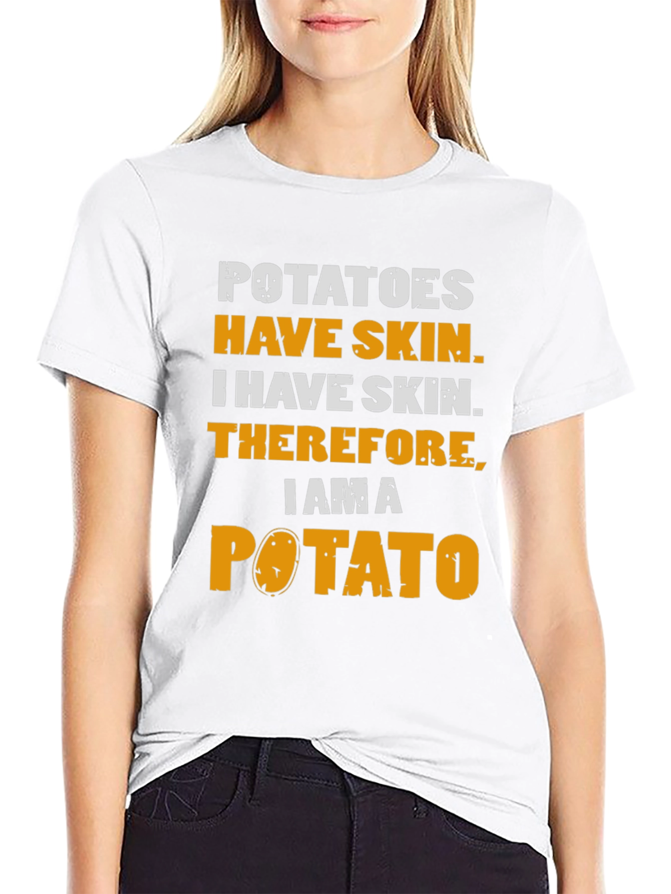 I Am A Potato T-Shirt - Funny Foodie Tee