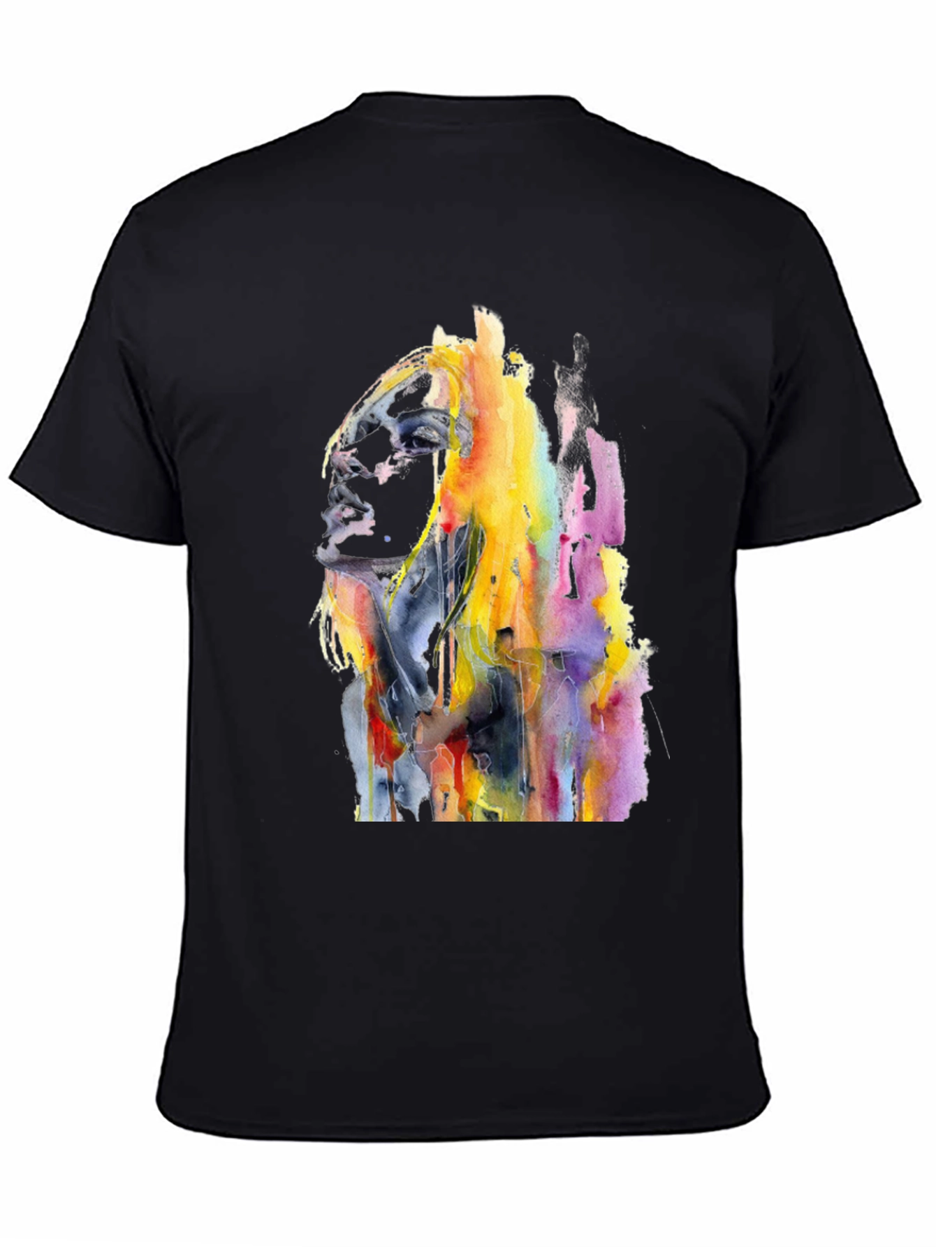 Watercolor Woman Graphic T-Shirt