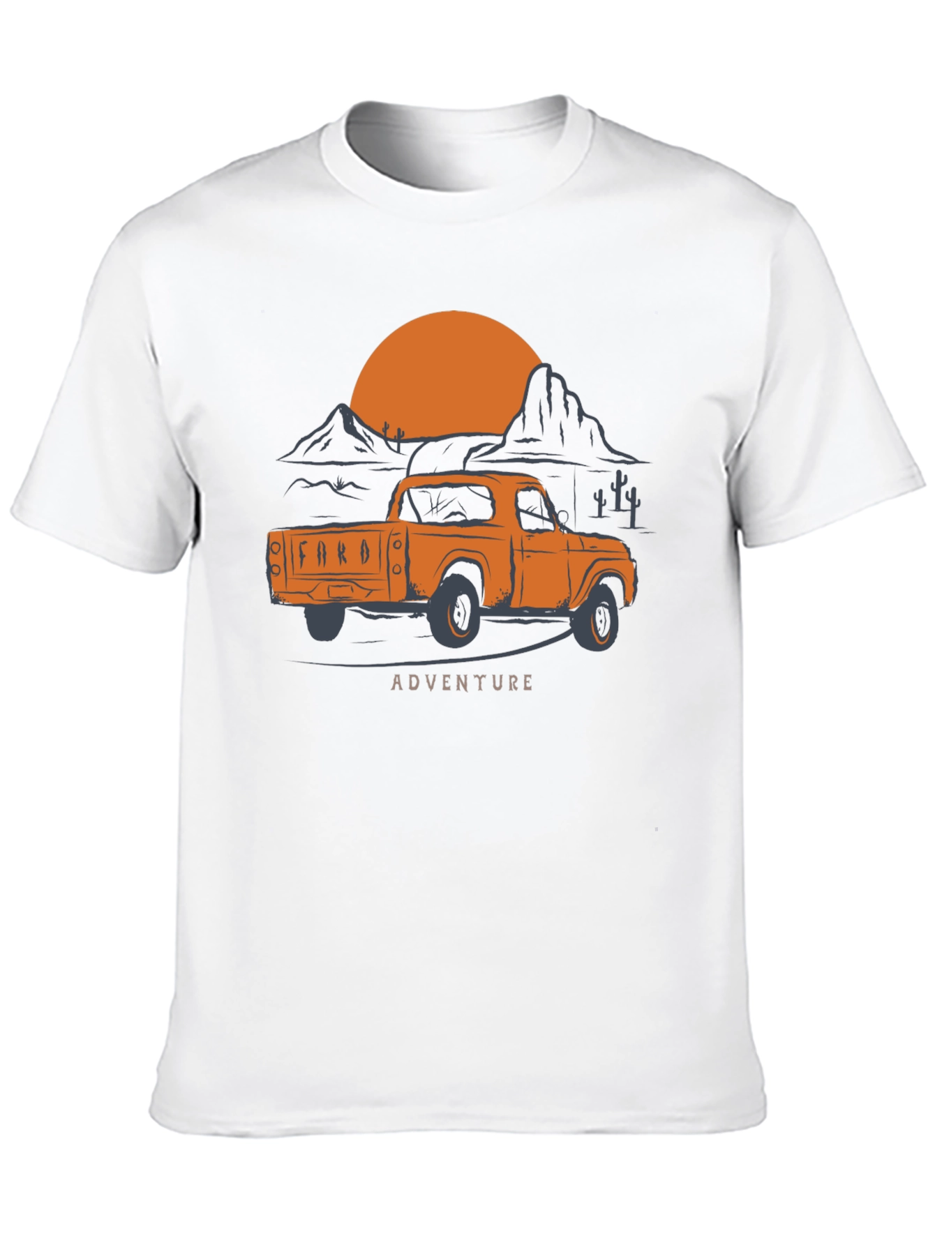 Adventure Truck Graphic Tee - Retro Style