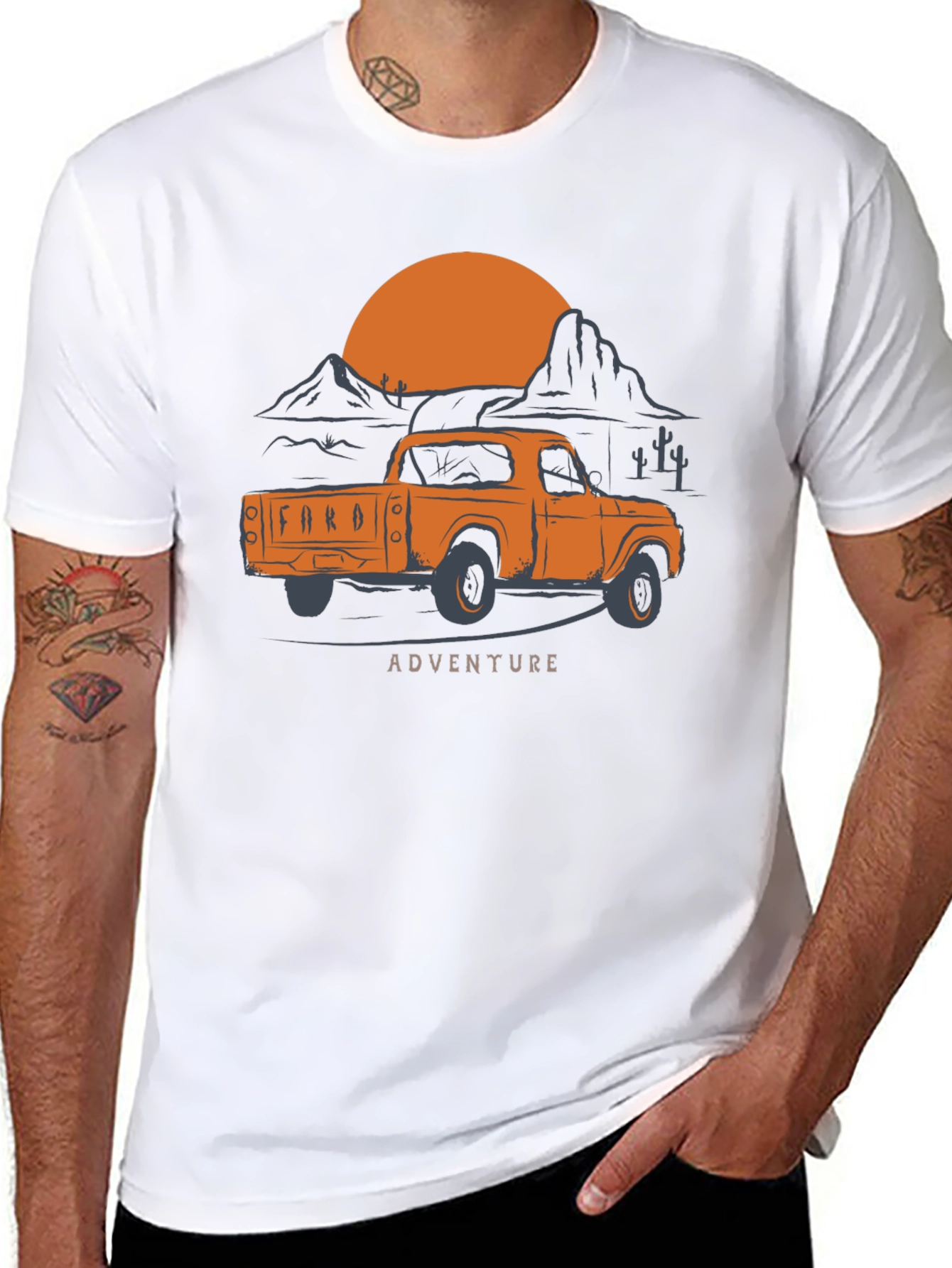 Adventure Truck Graphic Tee - Retro Style