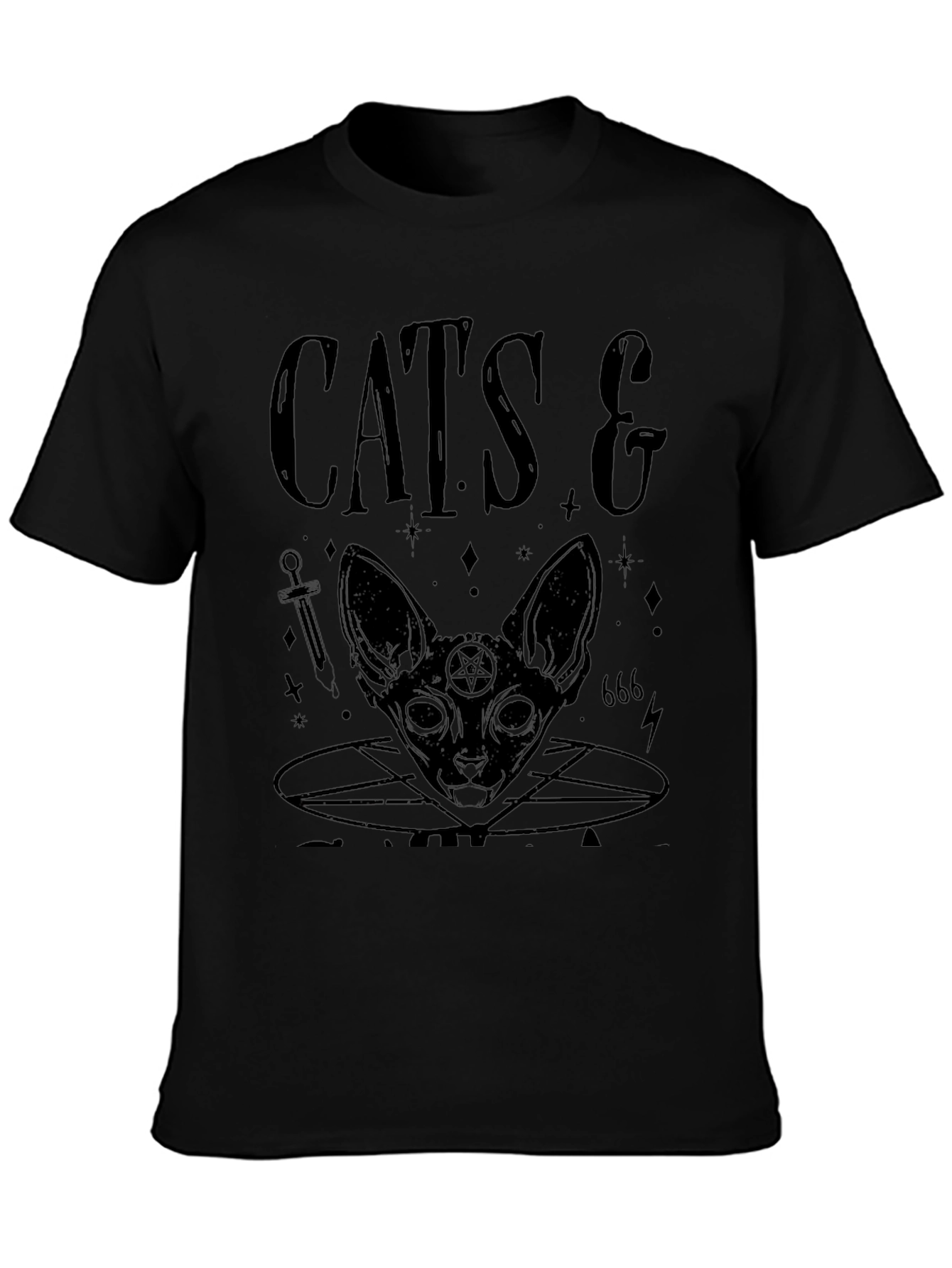 Cats & Satan Graphic Tee