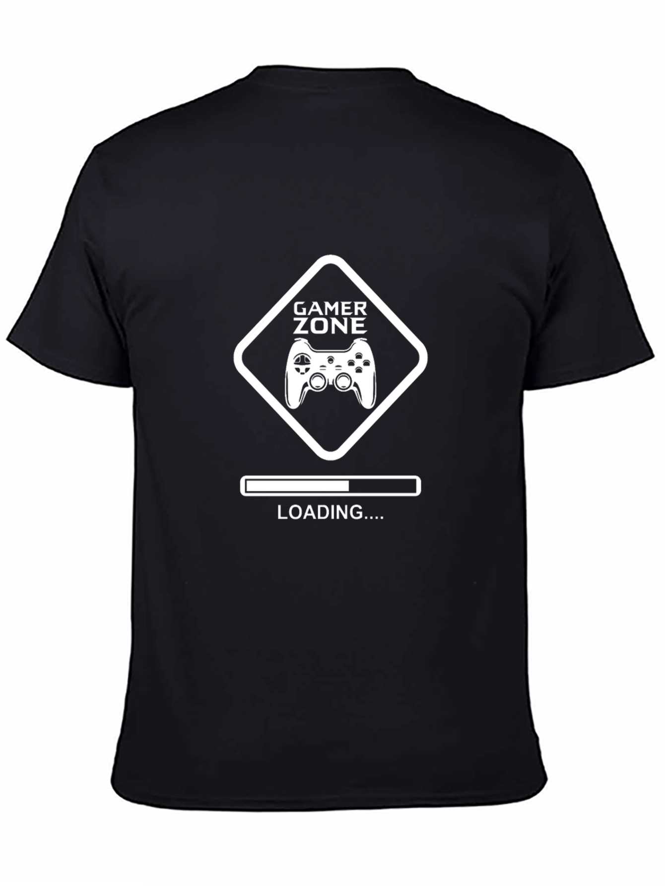 Gamer Zone Loading T-Shirt - Black Cotton Tee
