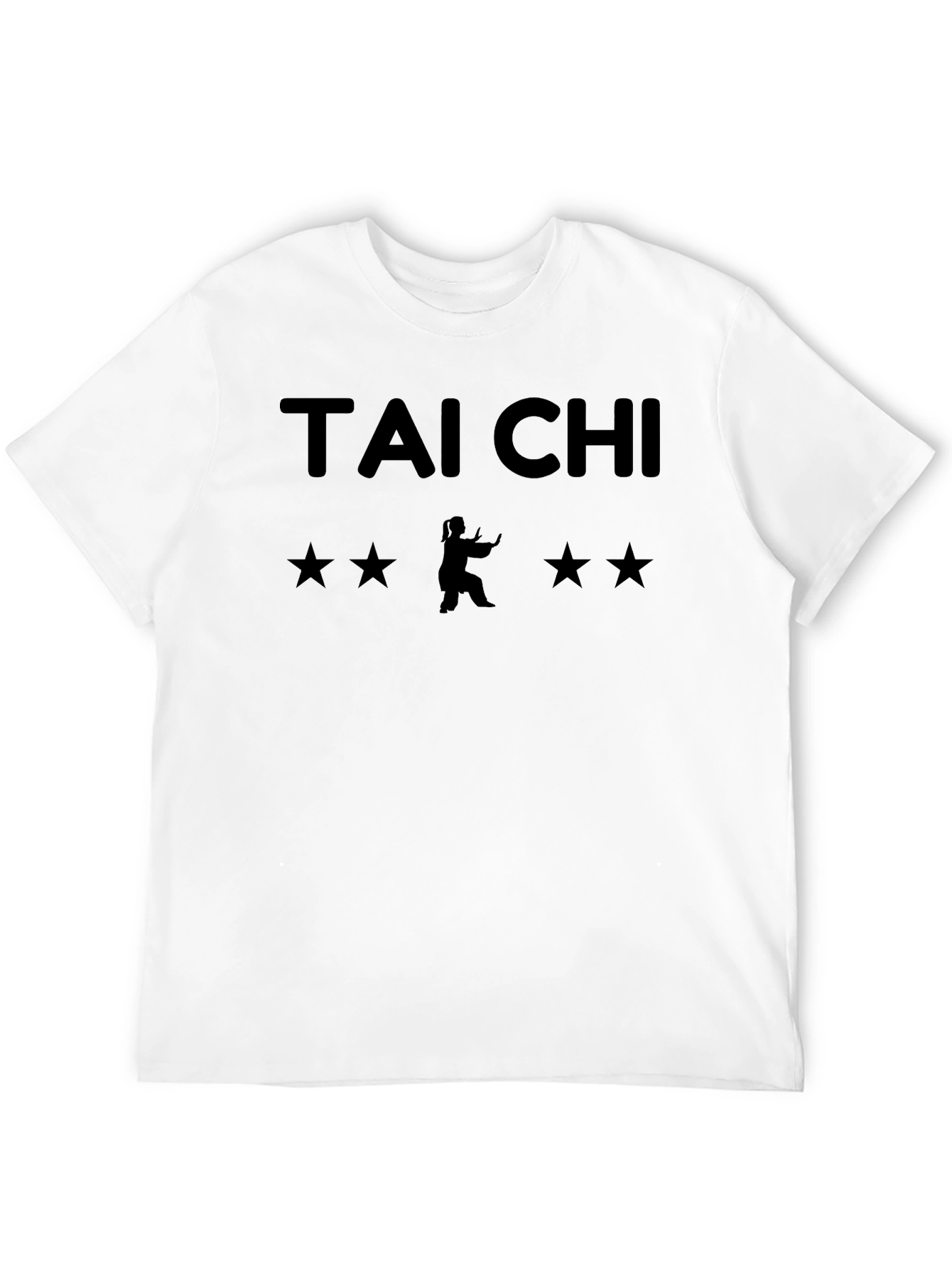 Tai Chi Black T-Shirt - Martial Arts Graphic Tee